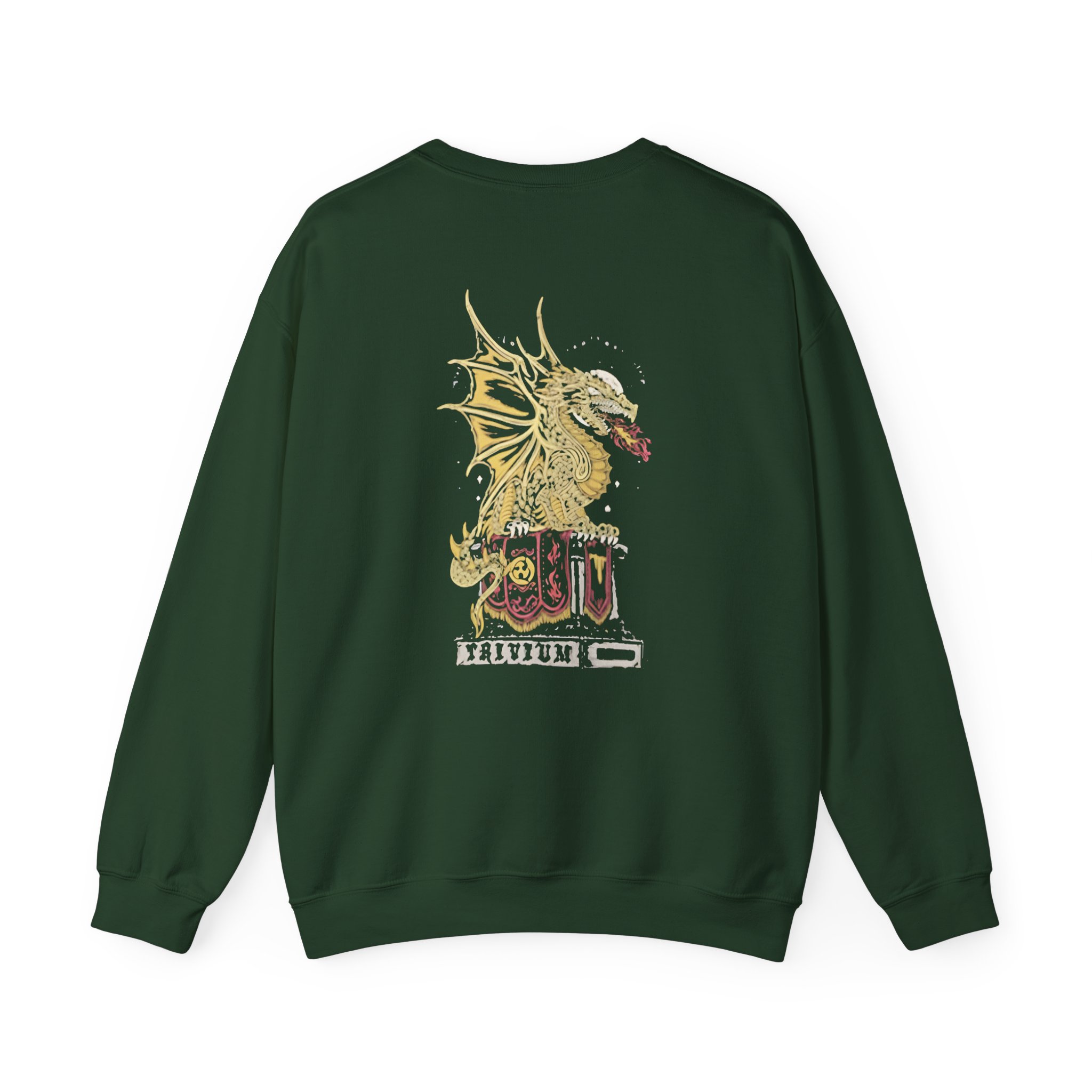Trivium Big Dragon Unisex Heavy Blendâ„¢ Crewneck Sweatshirt