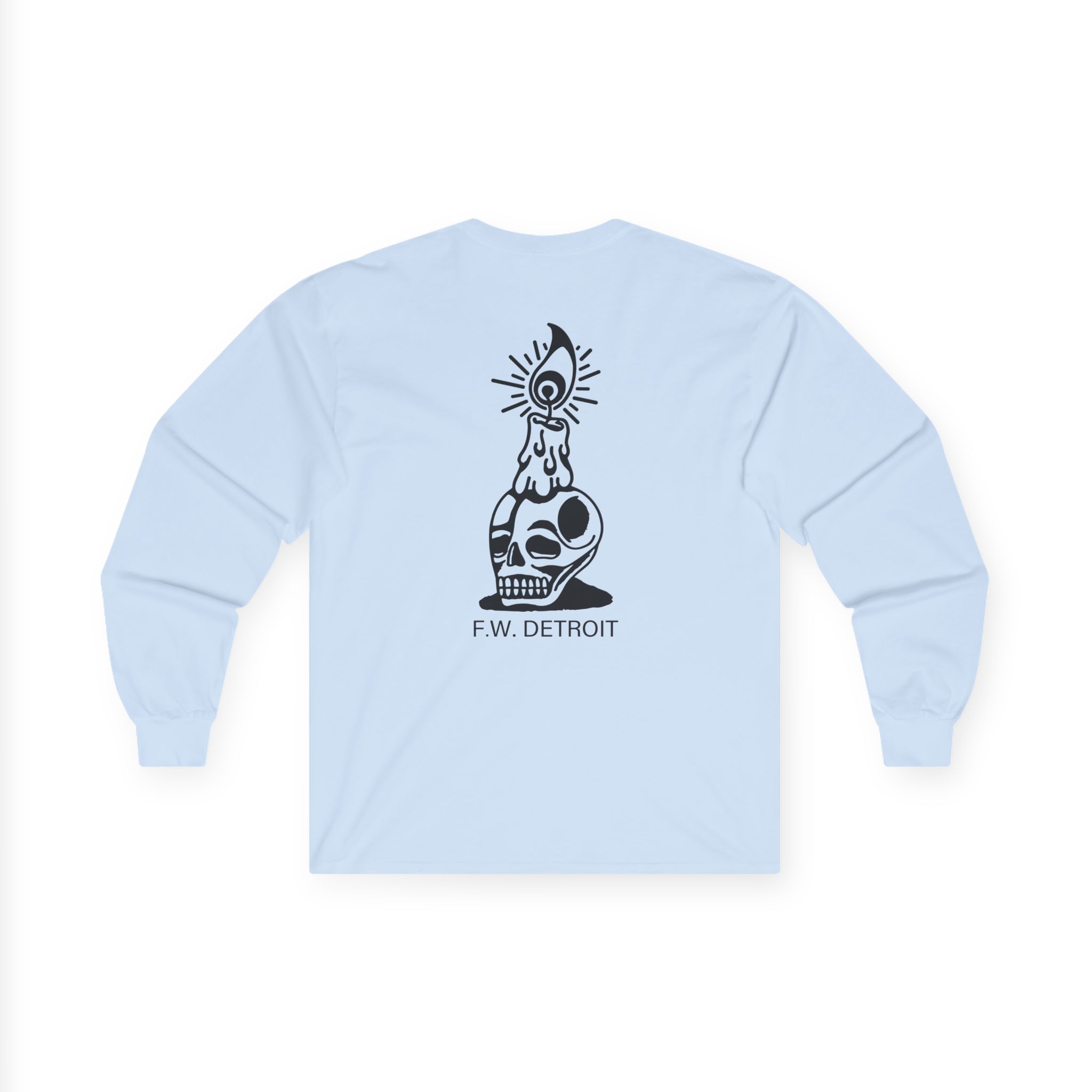 Fireworks Skull Unisex Ultra Cotton Long Sleeve Tee