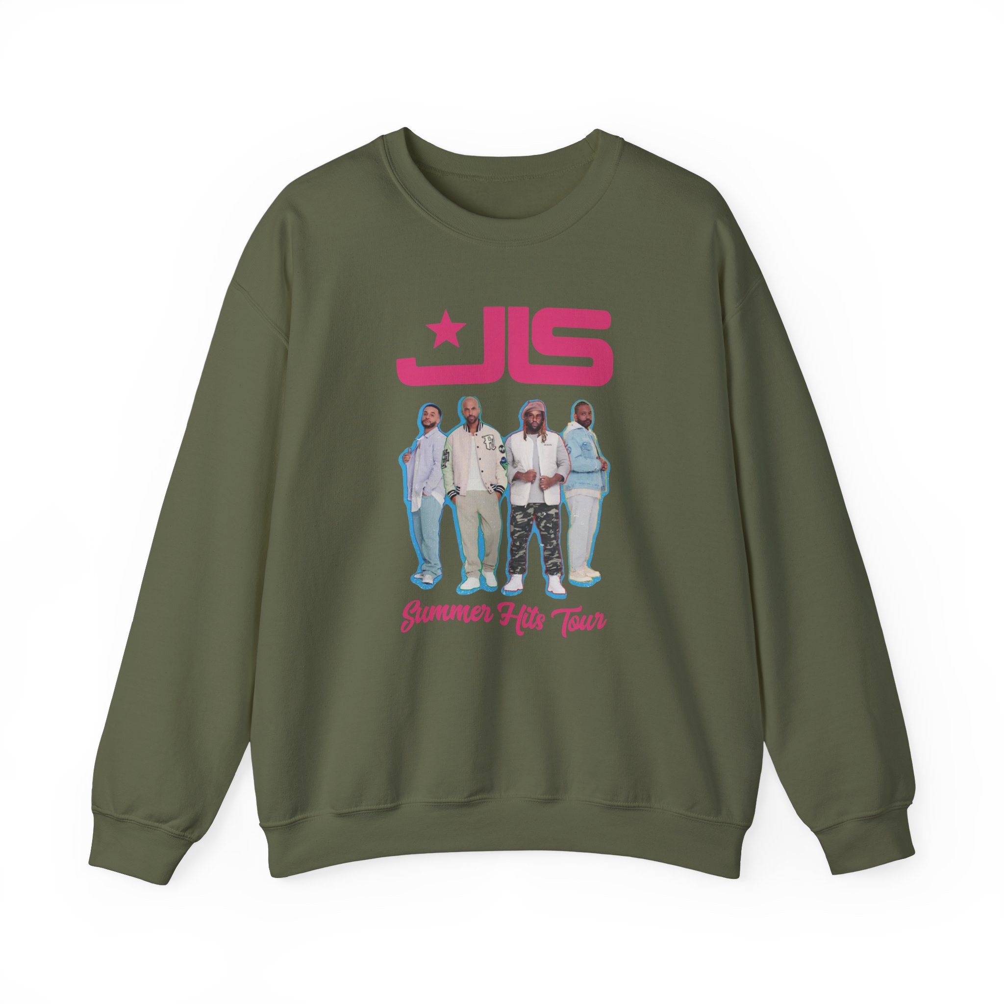 JLS Summer Hits Tour Unisex Heavy Blendâ„¢ Crewneck Sweatshirt