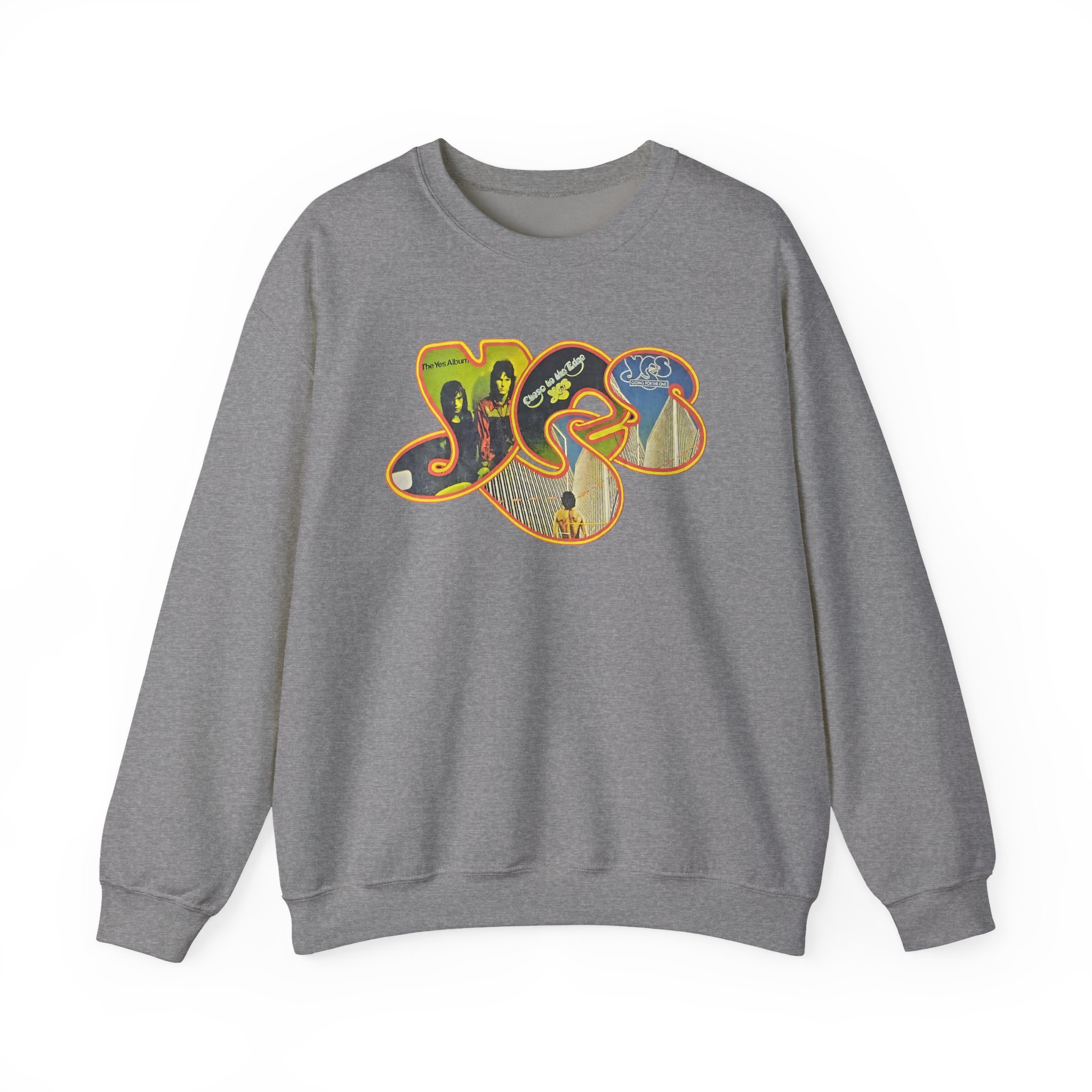 Yes Album Close to the Edge Going For the One Unisex Heavy Blendâ„¢ Crewneck Sweatshirt