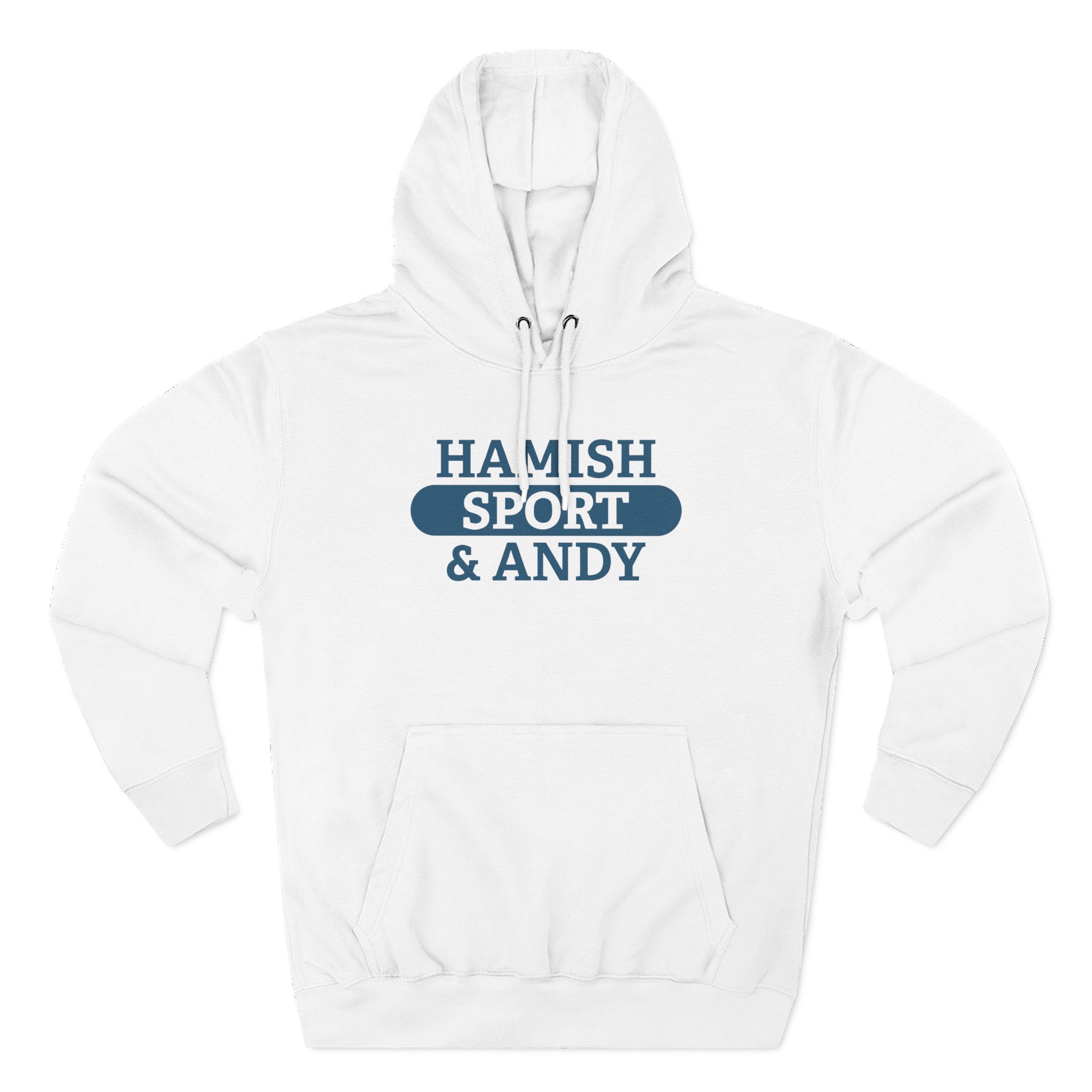 Hamish and Andy Three-Panel Fleece Hoodie