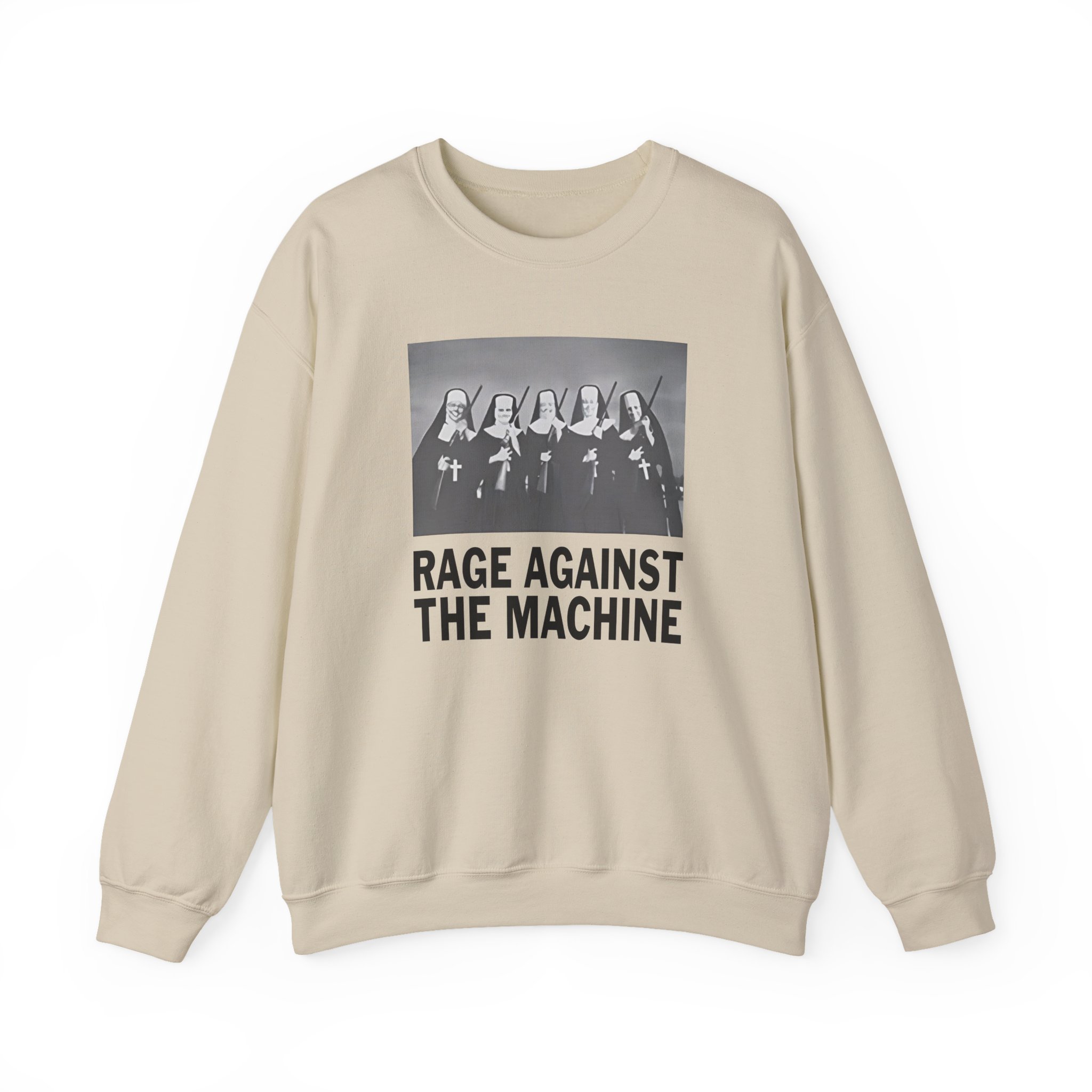 Rage Against the Machine Nuns and Guns Unisex Heavy Blendâ„¢ Crewneck Sweatshirt