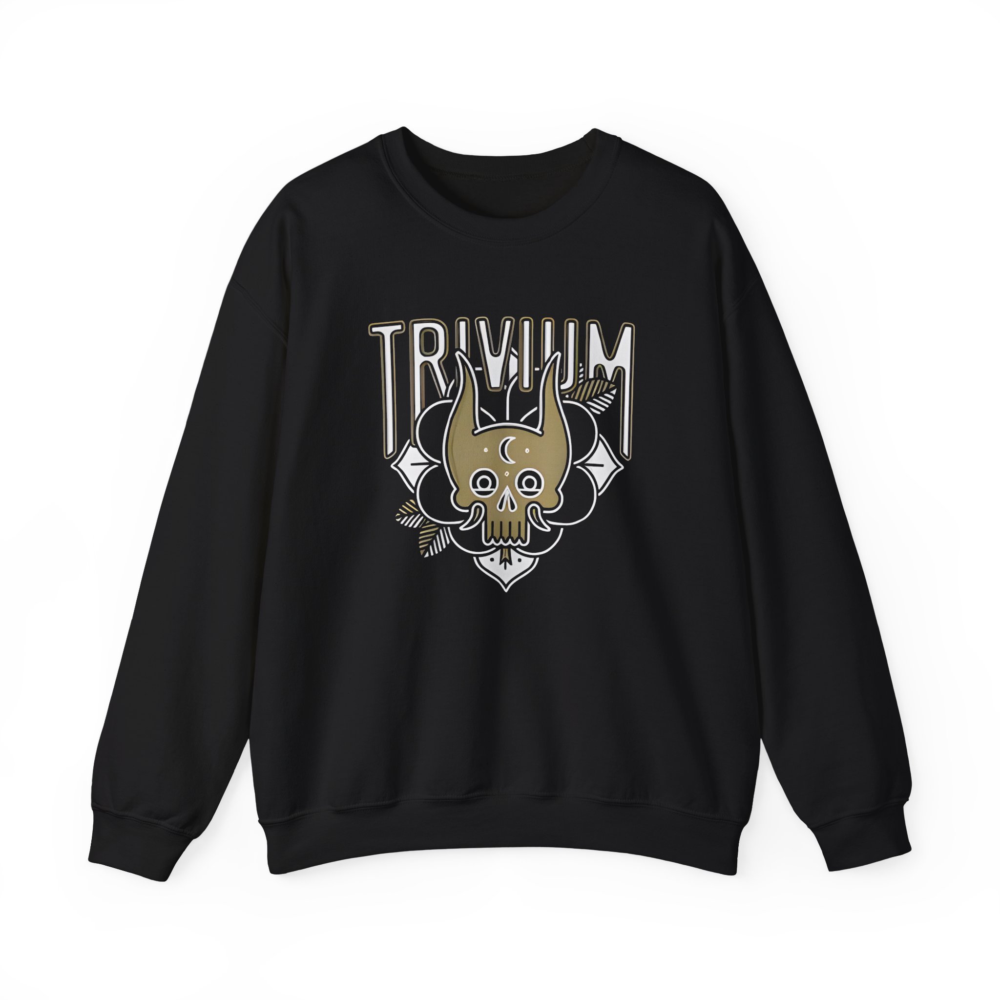 Trivium Rustic Oni Unisex Heavy Blendâ„¢ Crewneck Sweatshirt