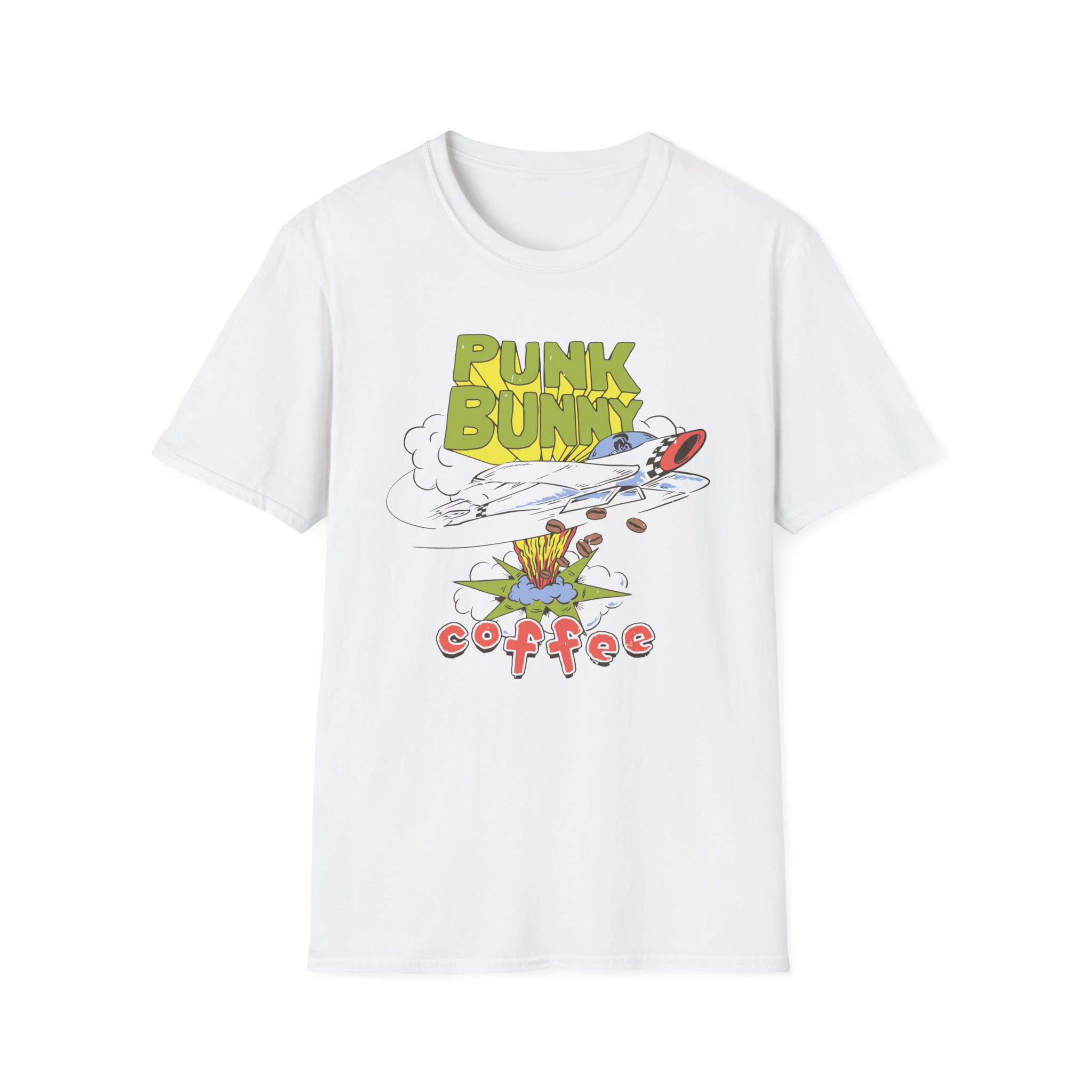 Green Day Punk Bunny Dookie Unisex Softstyle T-Shirt