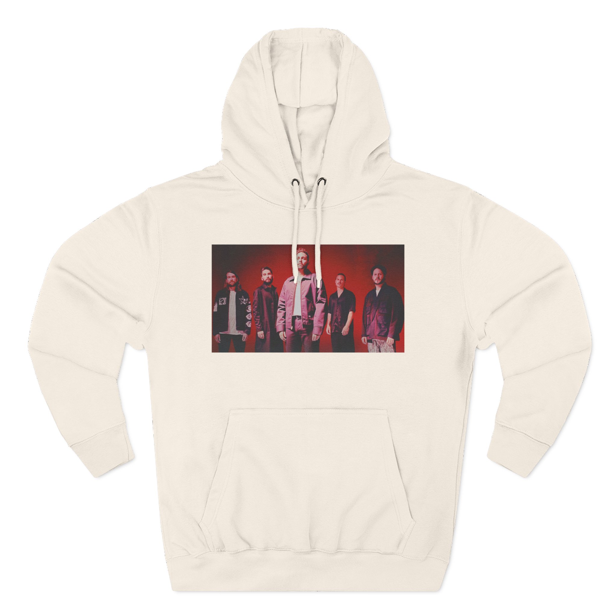 You Me at Six Photo Three-Panel Fleece Hoodie