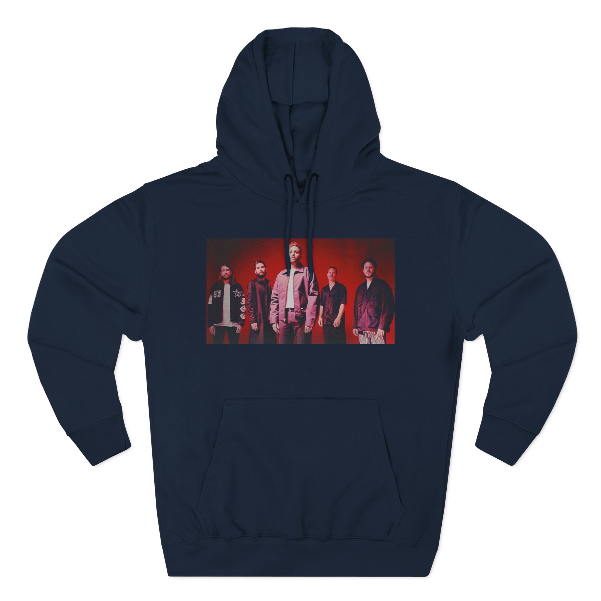 You Me at Six Photo Three-Panel Fleece Hoodie