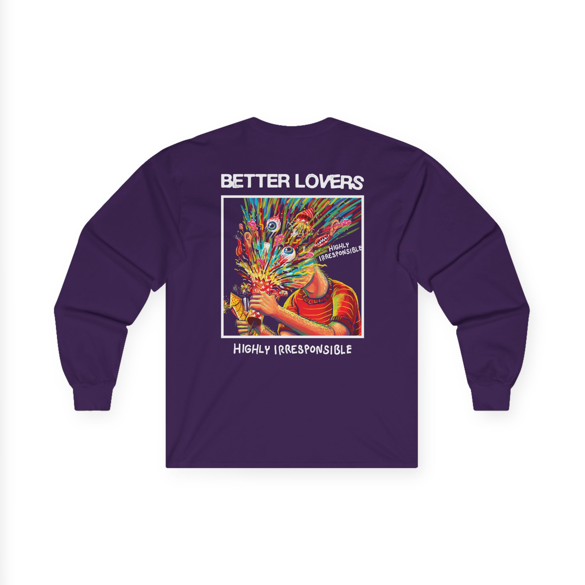 Better Lovers Highly Irresponsible Album Art Unisex Ultra Cotton Long Sleeve Tee