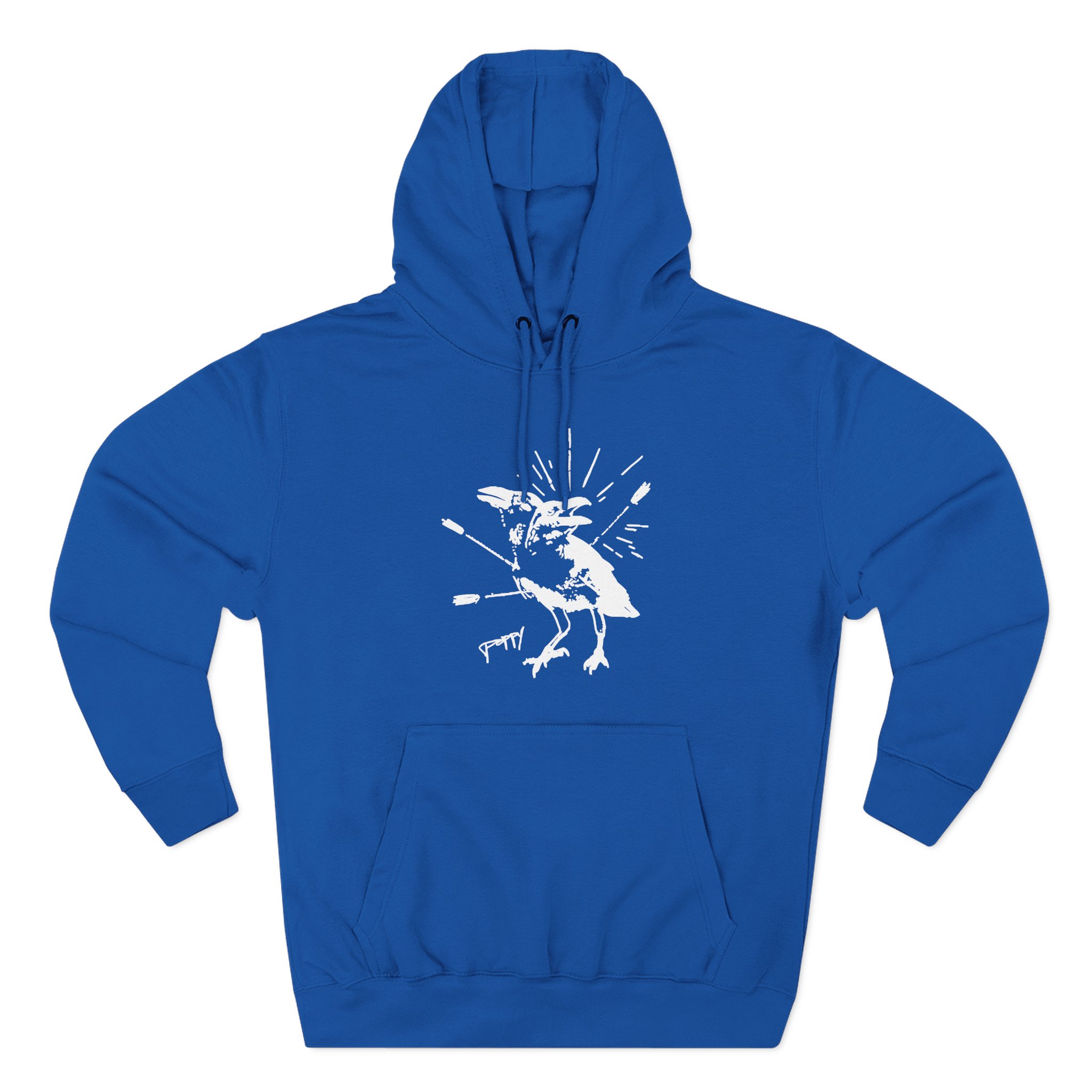 Poppy Coward Birds Three-Panel Fleece Hoodie