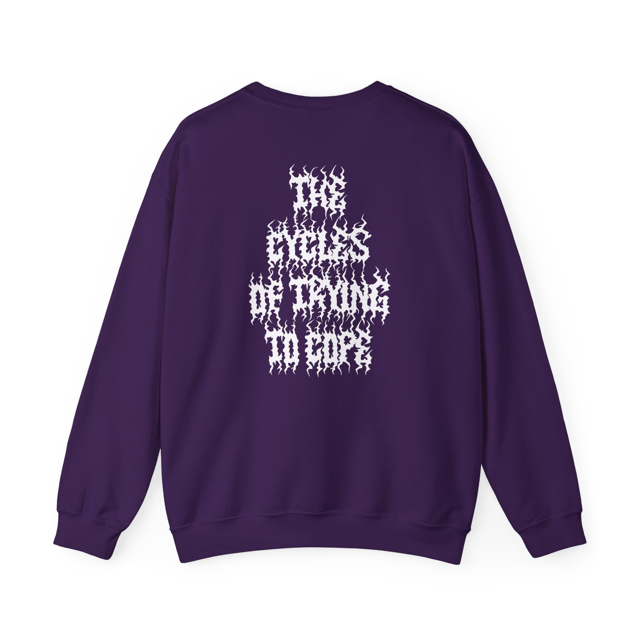 Like Moths to Flames Cycles Unisex Heavy Blendâ„¢ Crewneck Sweatshirt
