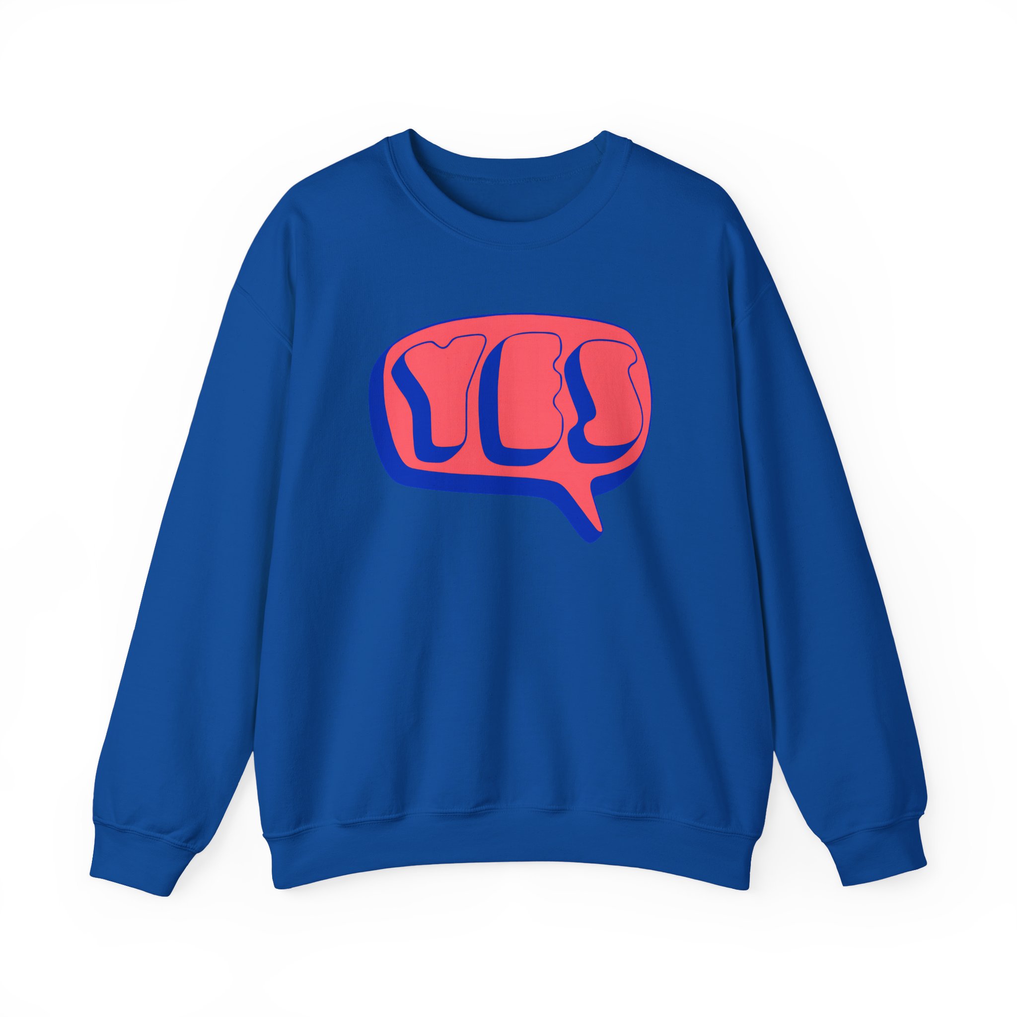 Yes Word Bubble Unisex Heavy Blendâ„¢ Crewneck Sweatshirt