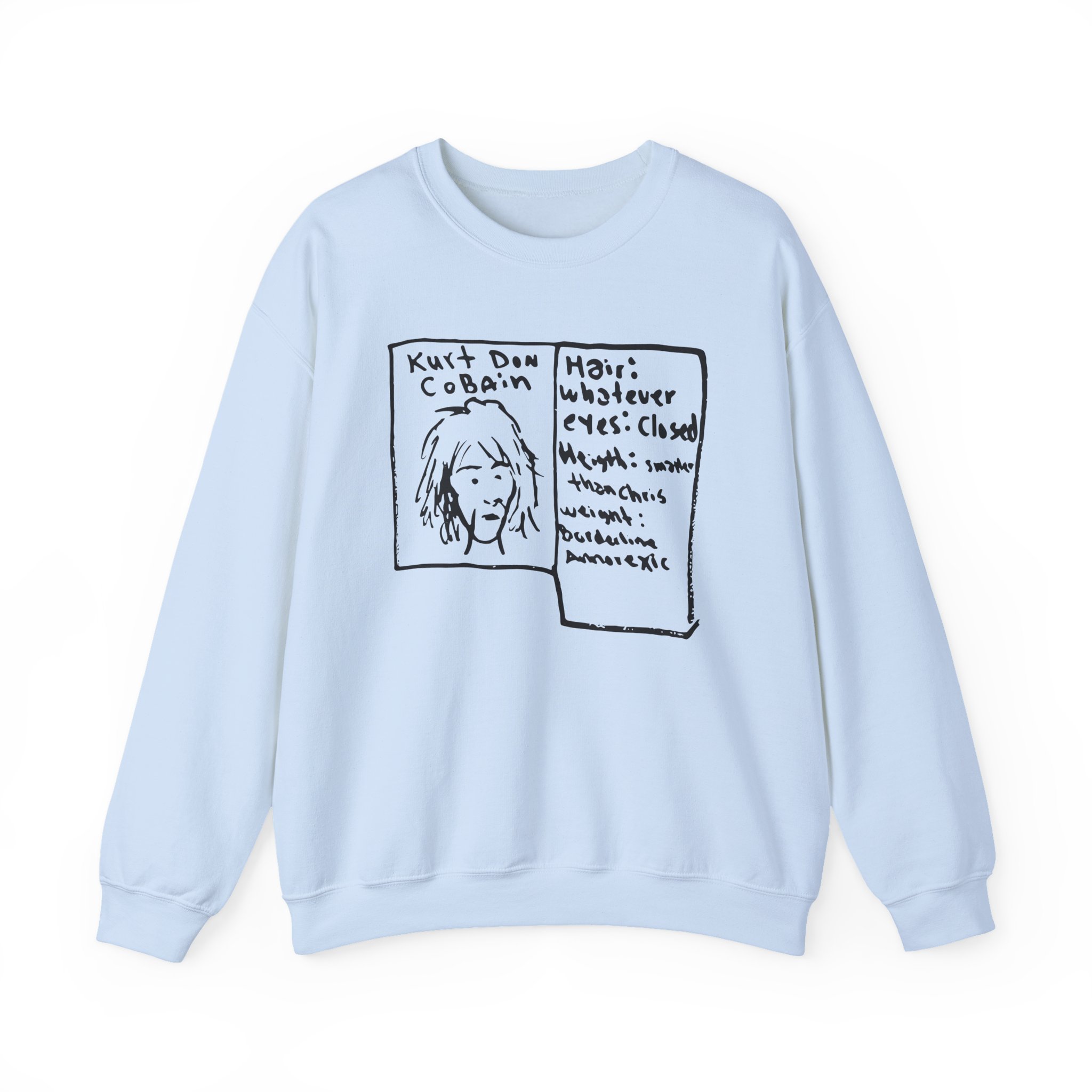 Kurt Cobain Kurt Don Profile Unisex Heavy Blendâ„¢ Crewneck Sweatshirt