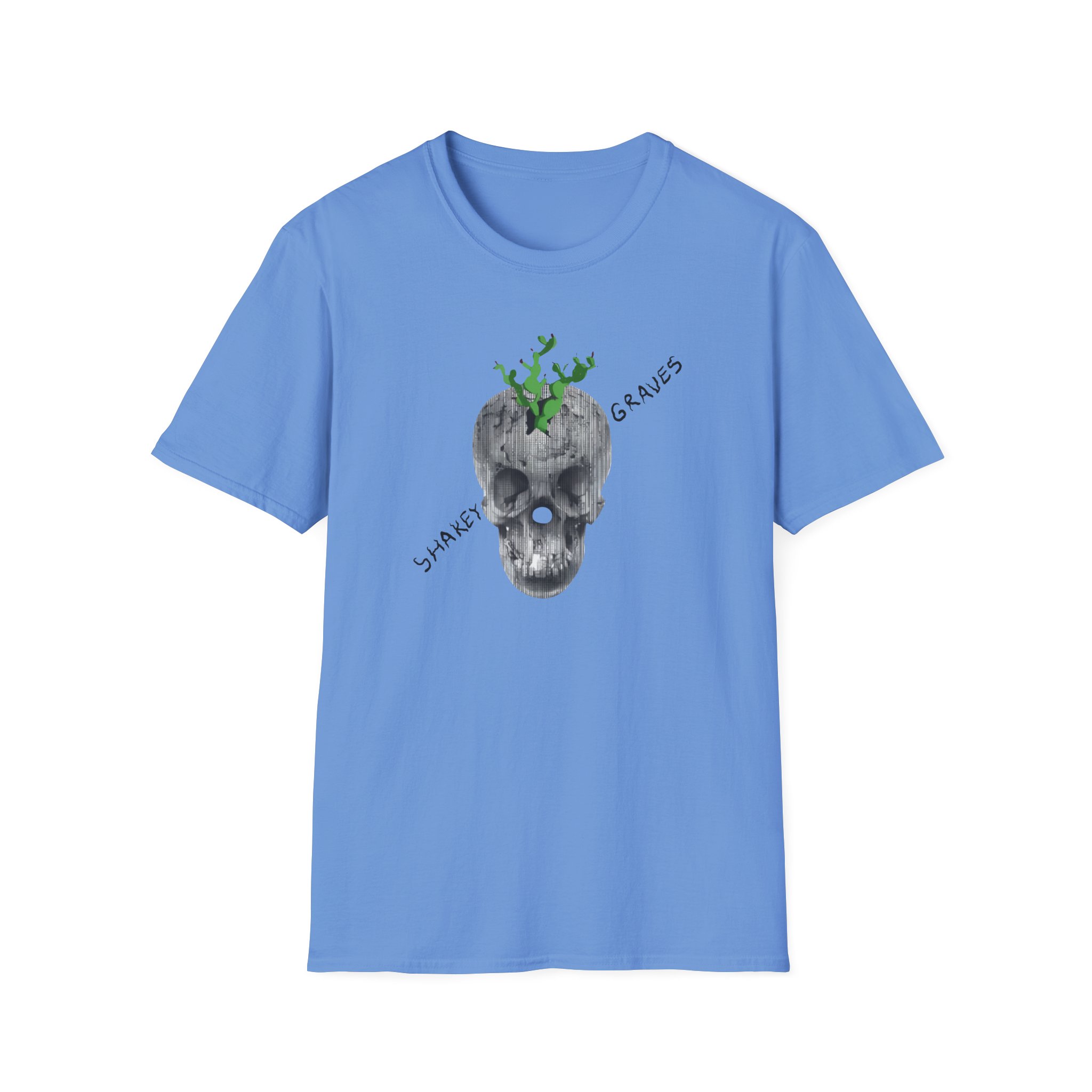 Shakey Graves Skull Unisex Softstyle T-Shirt