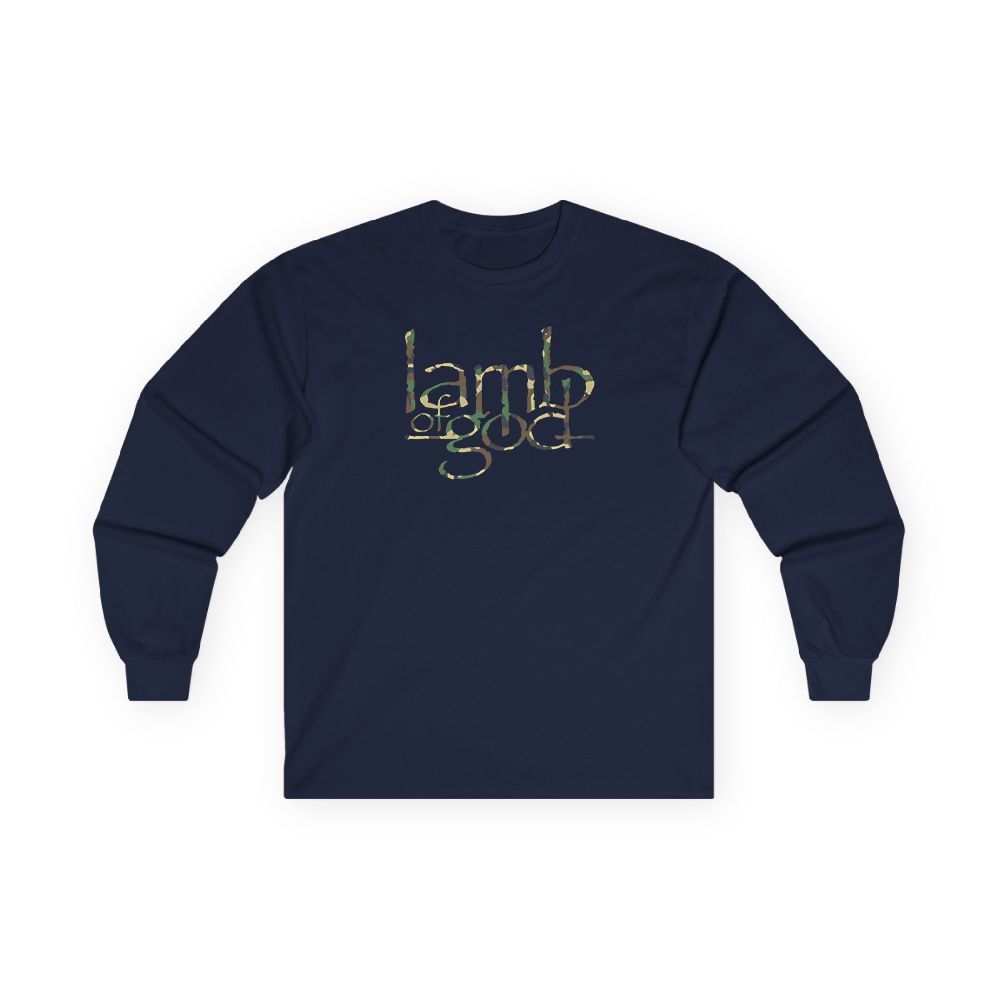 Lamb of God Camo Flag Unisex Ultra Cotton Long Sleeve Tee
