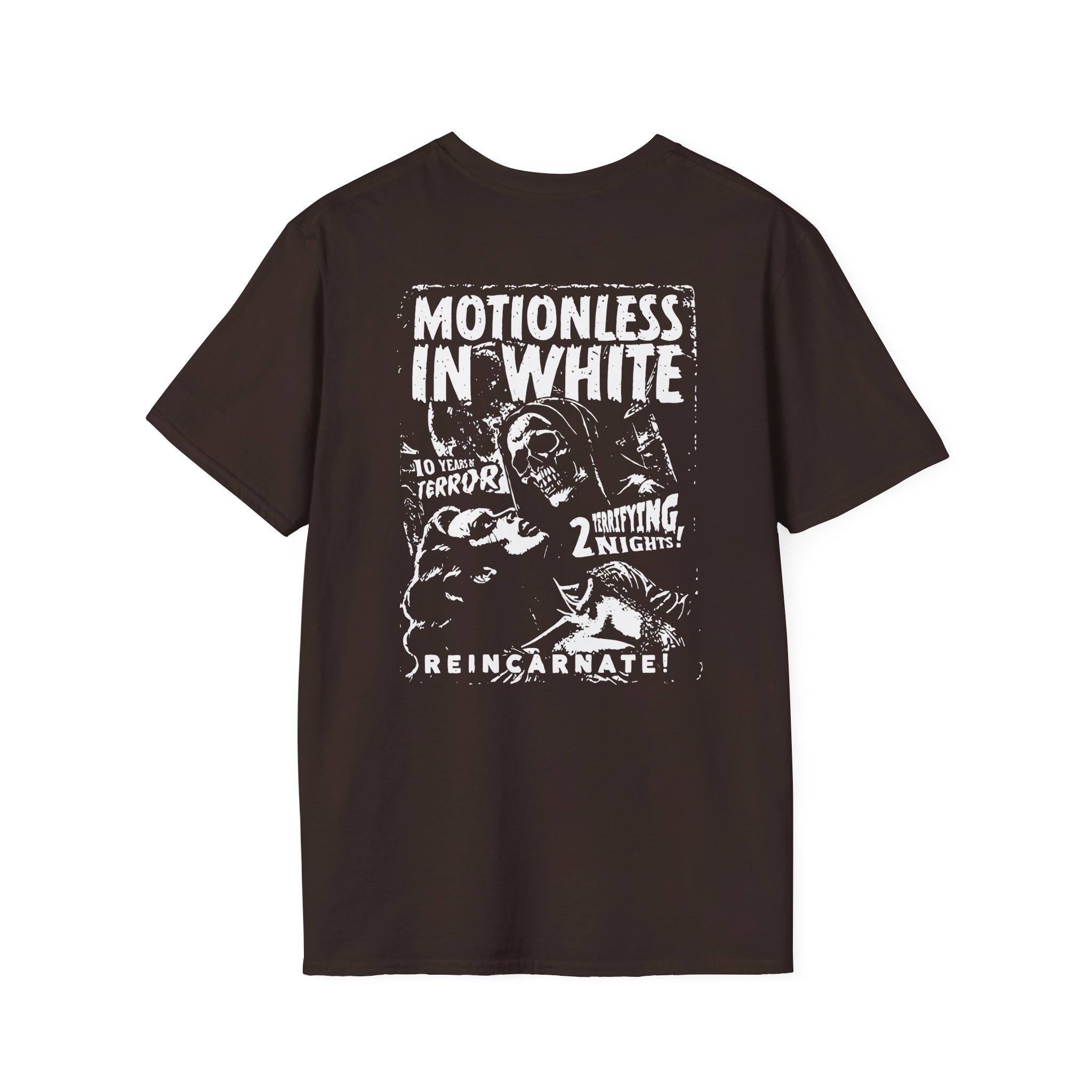 Motionless in White 10 Years of Terror Unisex Softstyle T-Shirt