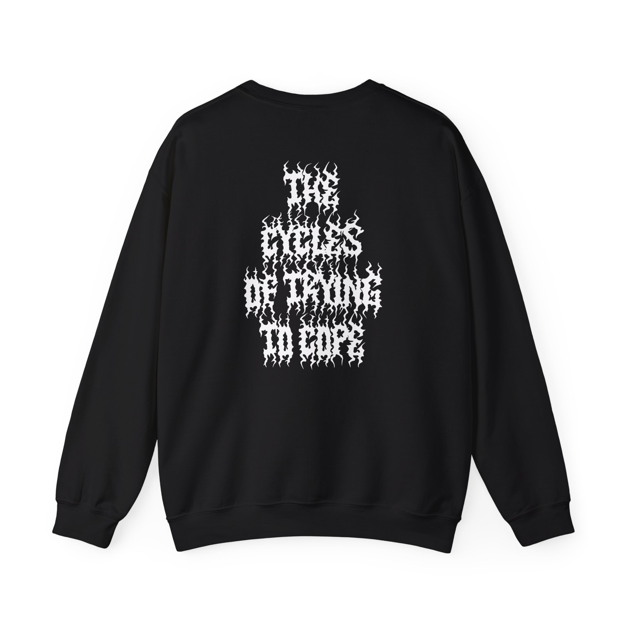 Like Moths to Flames Cycles Unisex Heavy Blendâ„¢ Crewneck Sweatshirt