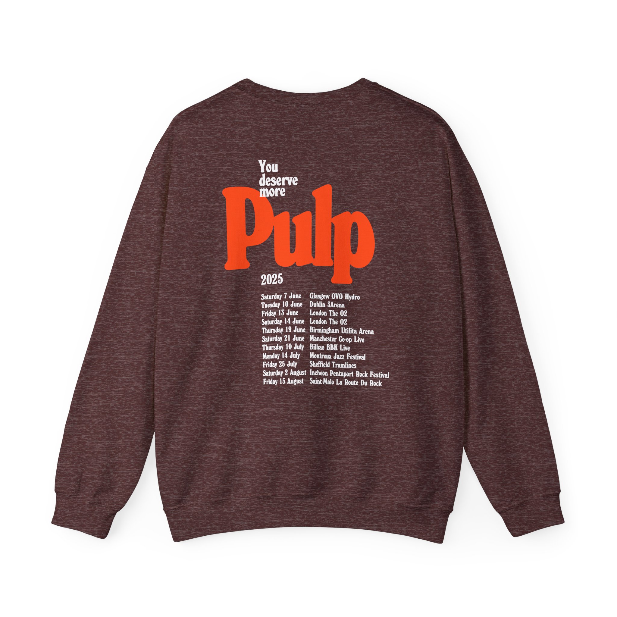 Pulp More 2025 Tour Unisex Heavy Blendâ„¢ Crewneck Sweatshirt
