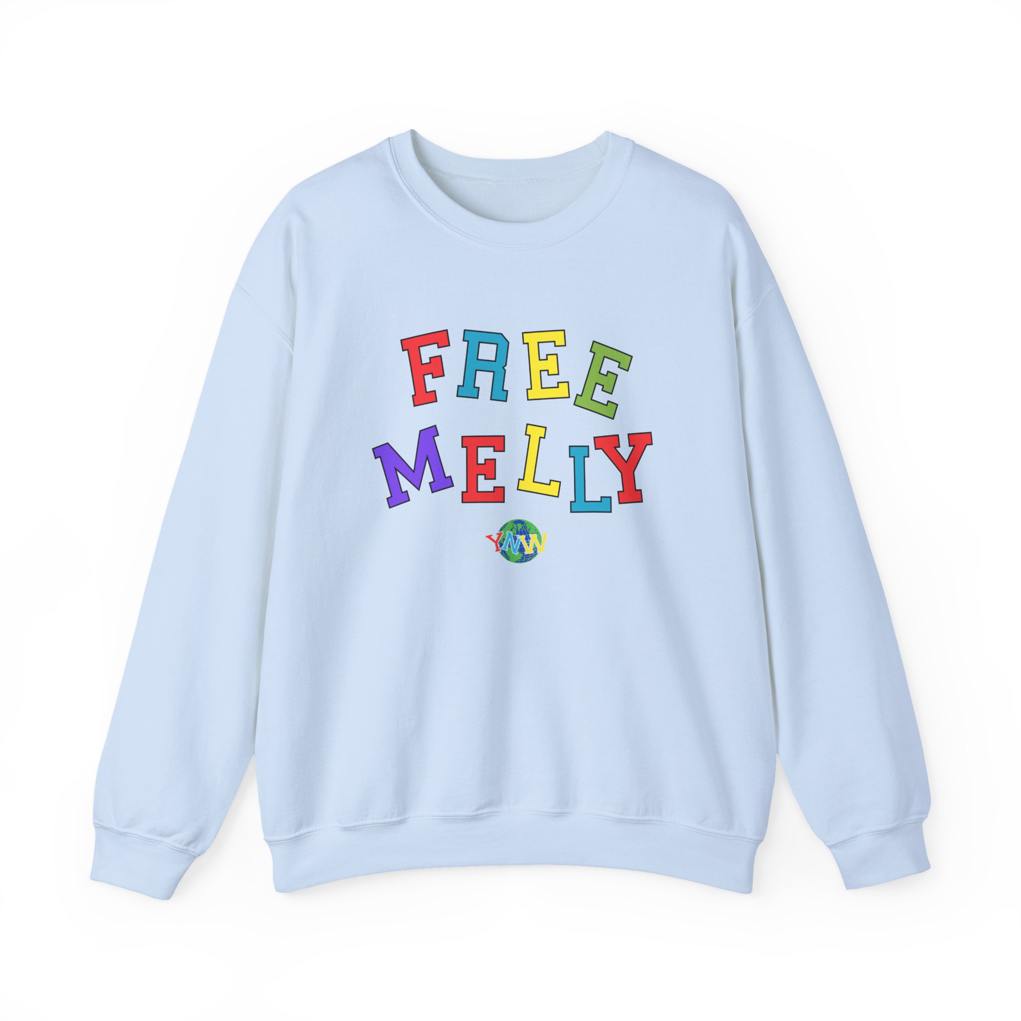 YNW Melly Free Melly Unisex Heavy Blendâ„¢ Crewneck Sweatshirt
