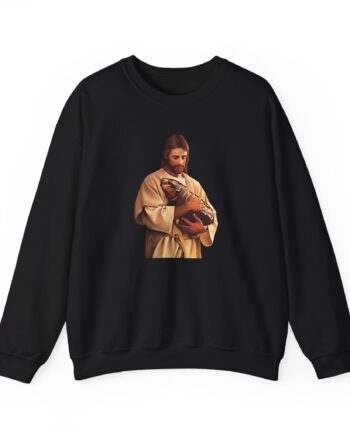 Moo Deng Jesus Unisex Heavy Blend™ Crewneck Sweatshirt