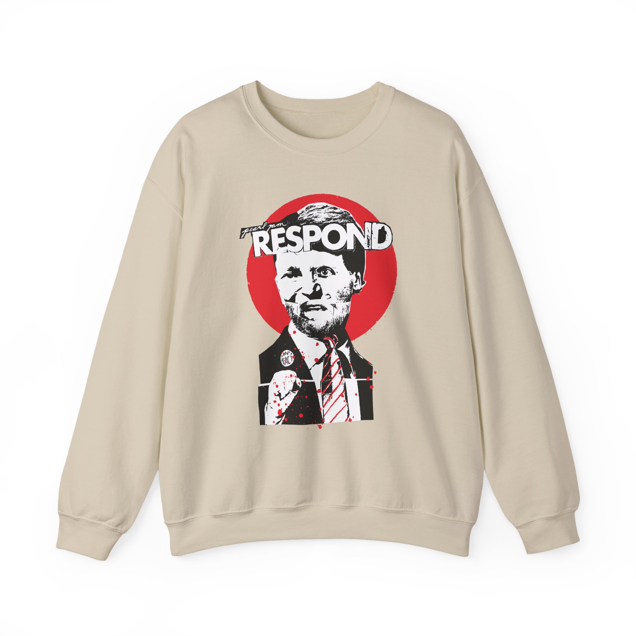 Pearl Jam Respond Unisex Heavy Blendâ„¢ Crewneck Sweatshirt