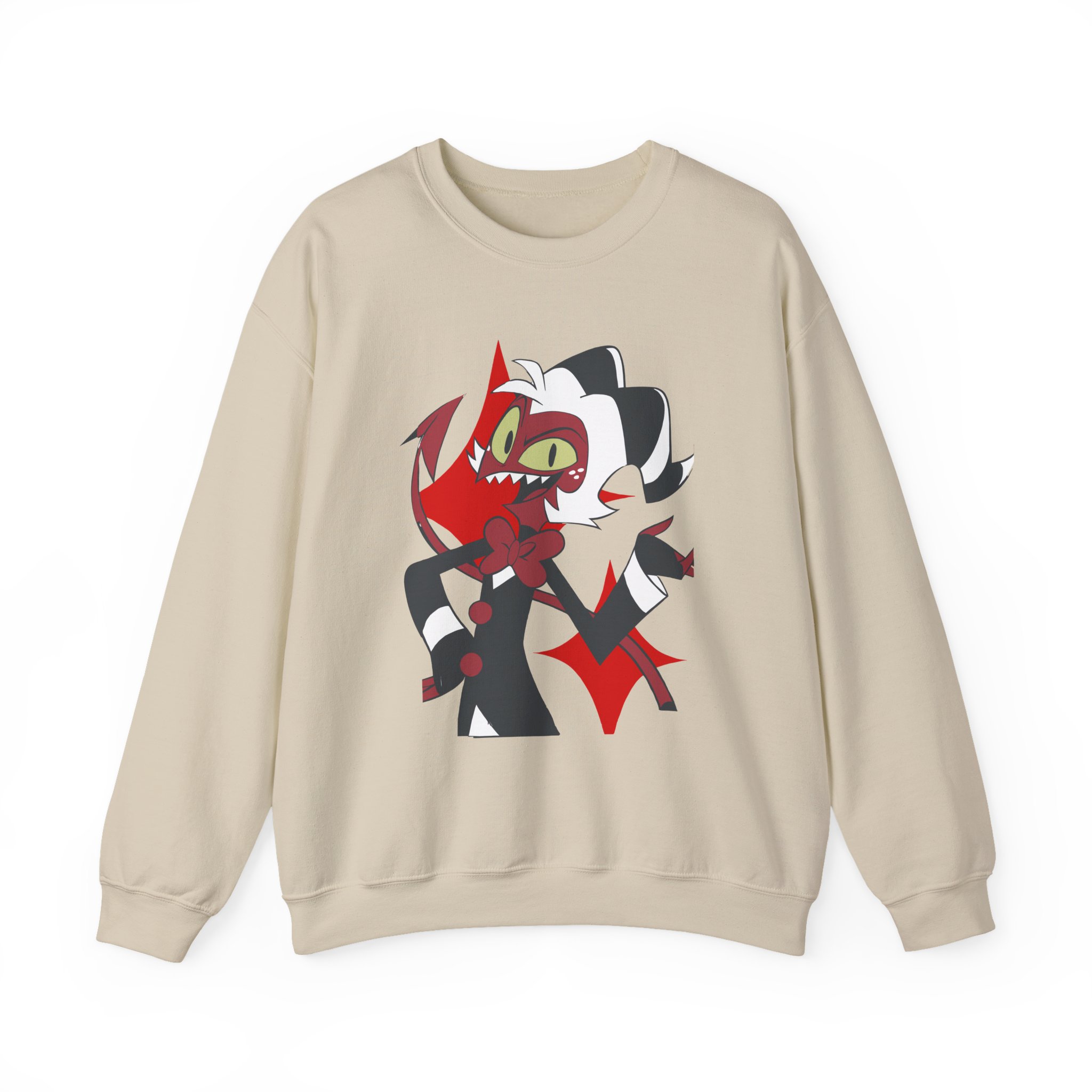 Helluva Boss Moxxie Unisex Heavy Blendâ„¢ Crewneck Sweatshirt