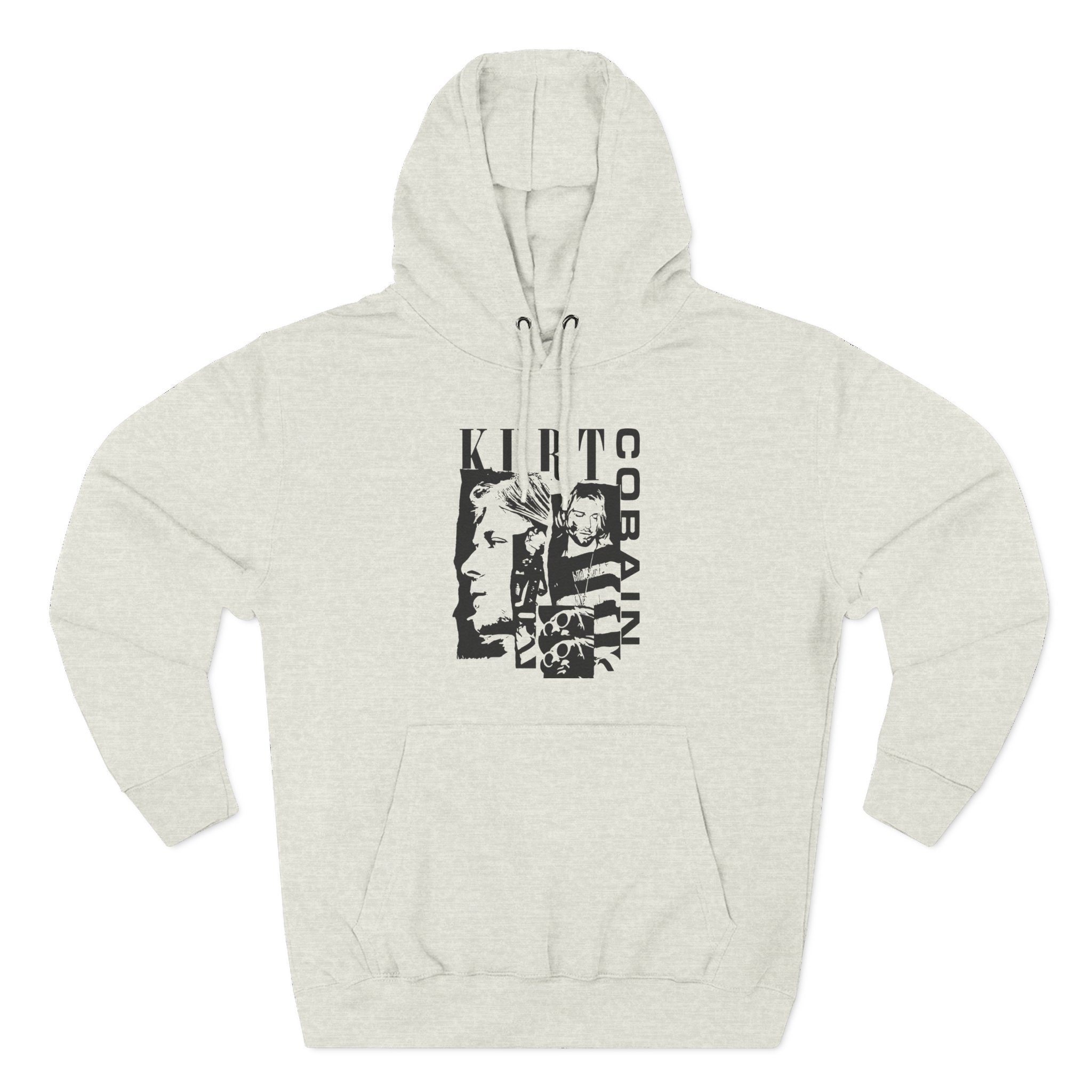 Kurt Cobain Three-Panel Fleece Hoodie