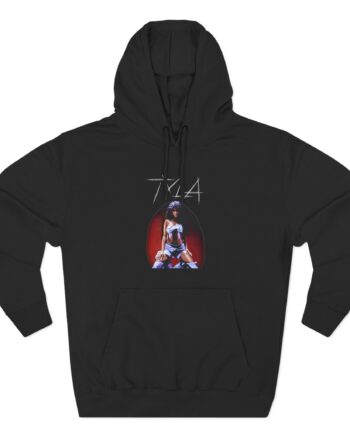 Tyla Three-Panel Fleece Hoodie