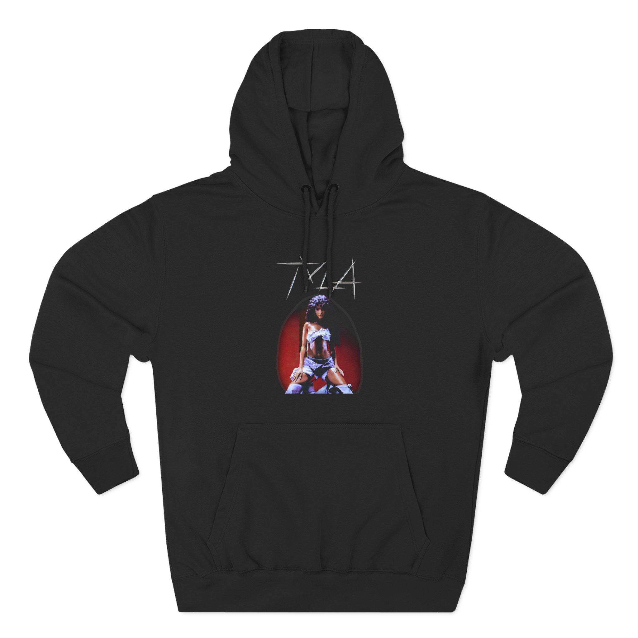 Tyla Three-Panel Fleece Hoodie