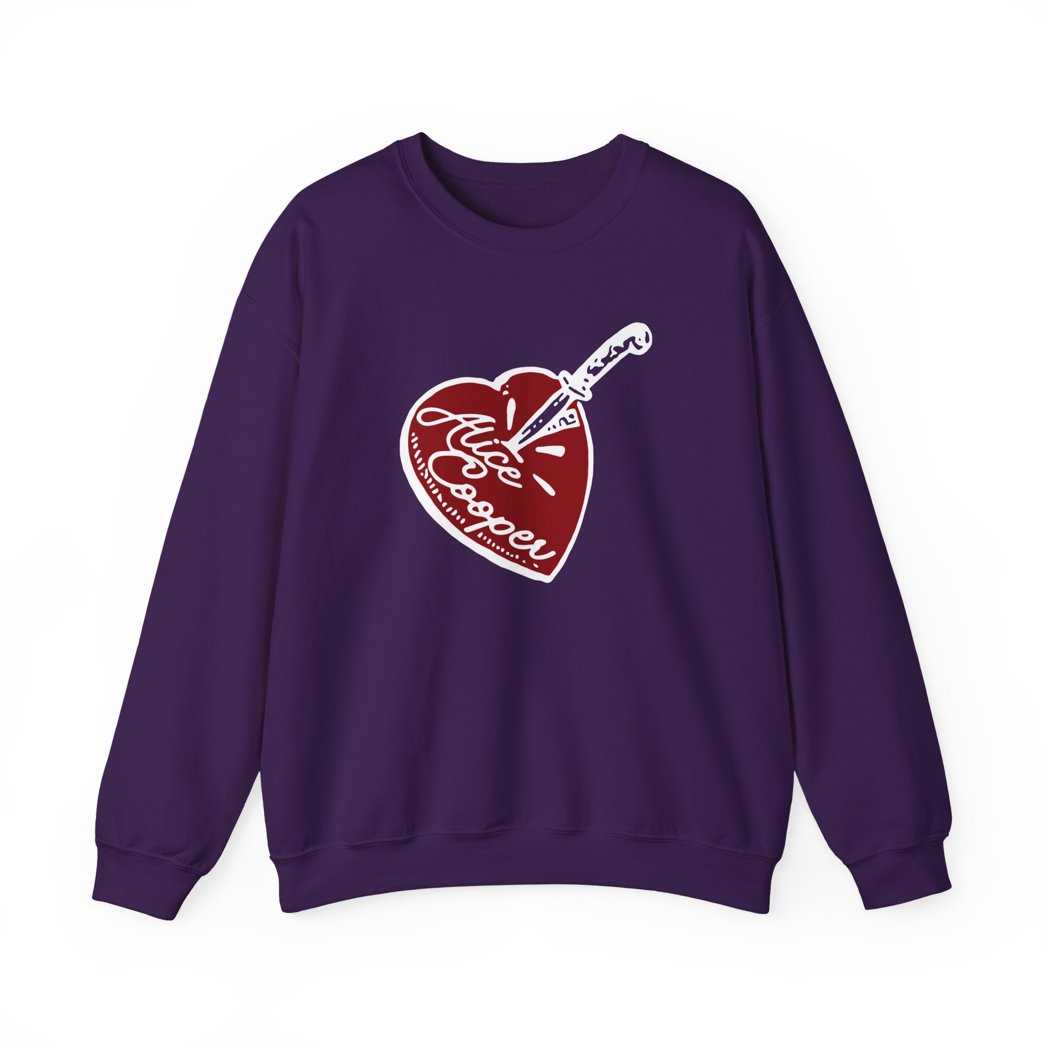 Alice Cooper Stab Heart Unisex Heavy Blendâ„¢ Crewneck Sweatshirt