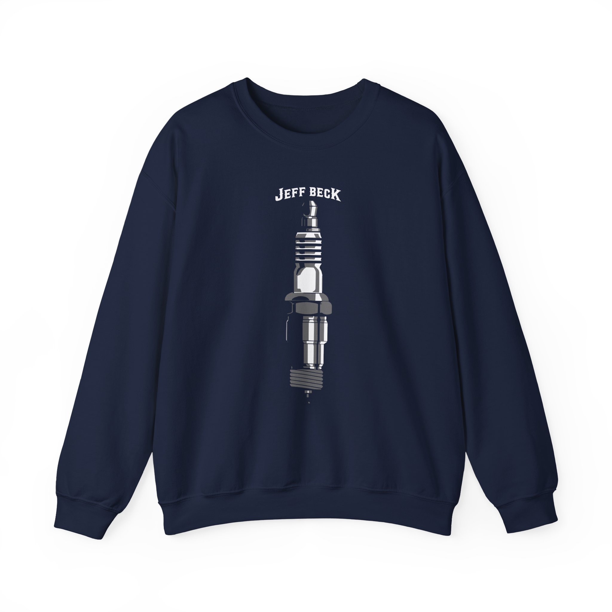 Jeff Beck Big Block Unisex Heavy Blendâ„¢ Crewneck Sweatshirt