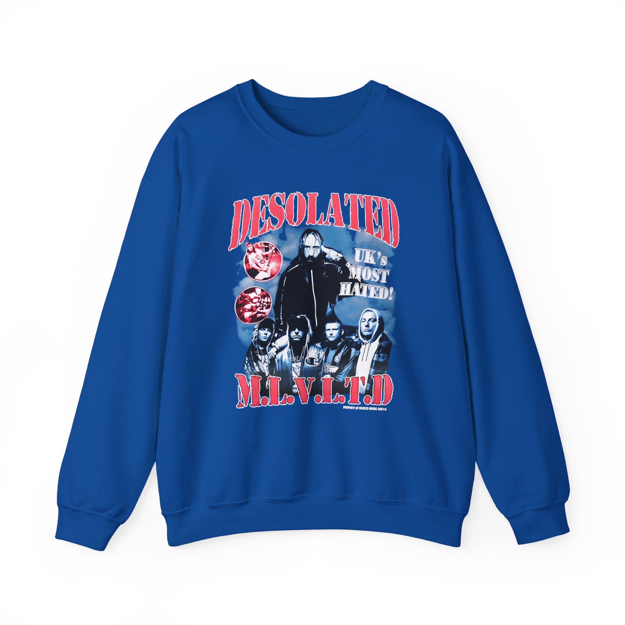 Desolated UK's Most Hated Unisex Heavy Blendâ„¢ Crewneck Sweatshirt