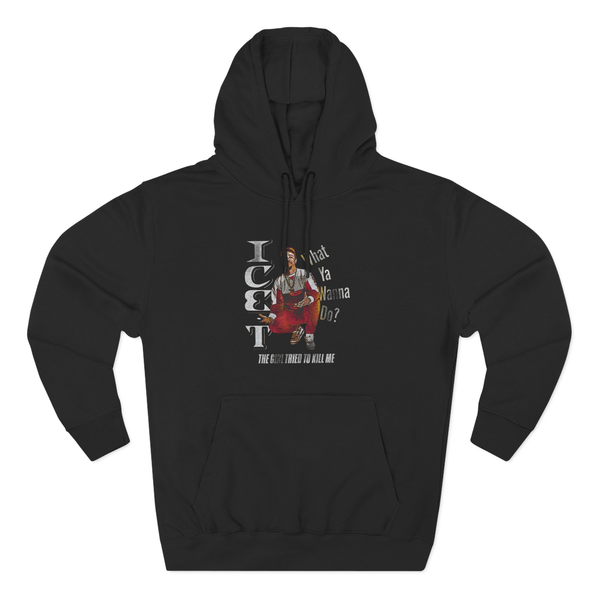Ice-t The Girl Tried To Kill Me Three-Panel Fleece Hoodie