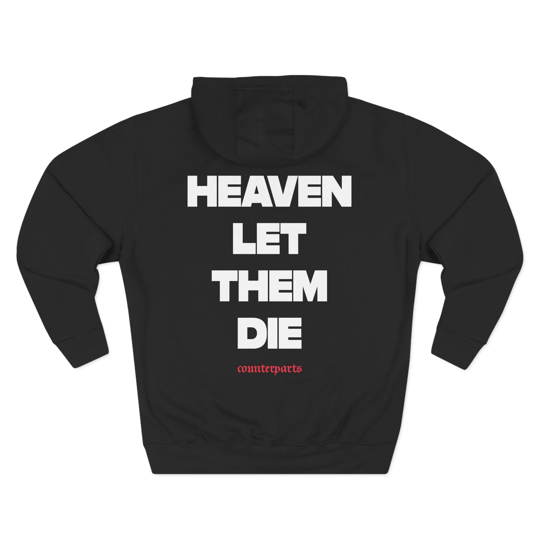 Counterparts Three-Panel Fleece Hoodie