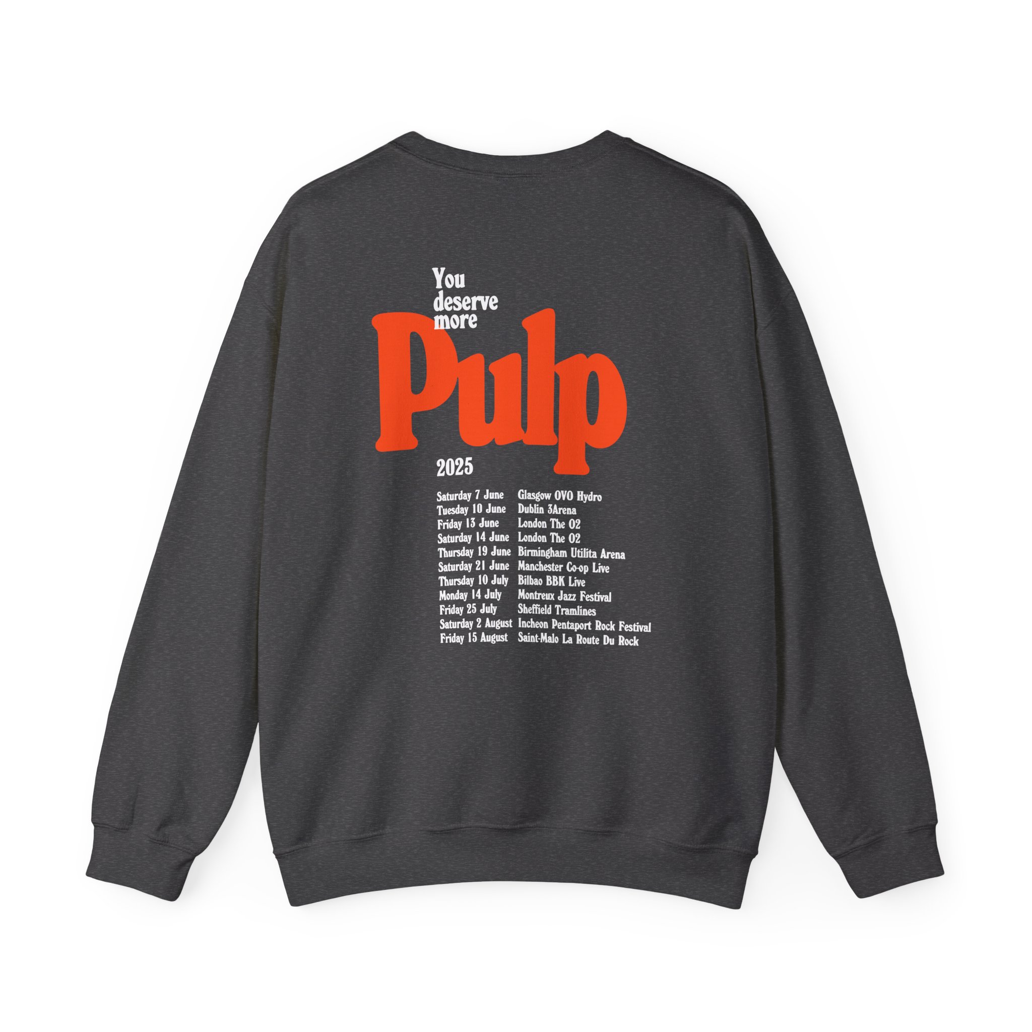 Pulp More 2025 Tour Unisex Heavy Blendâ„¢ Crewneck Sweatshirt