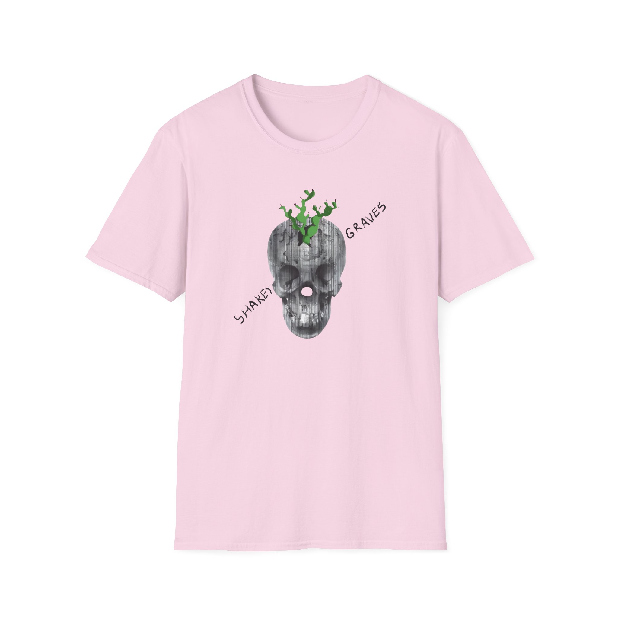 Shakey Graves Skull Unisex Softstyle T-Shirt