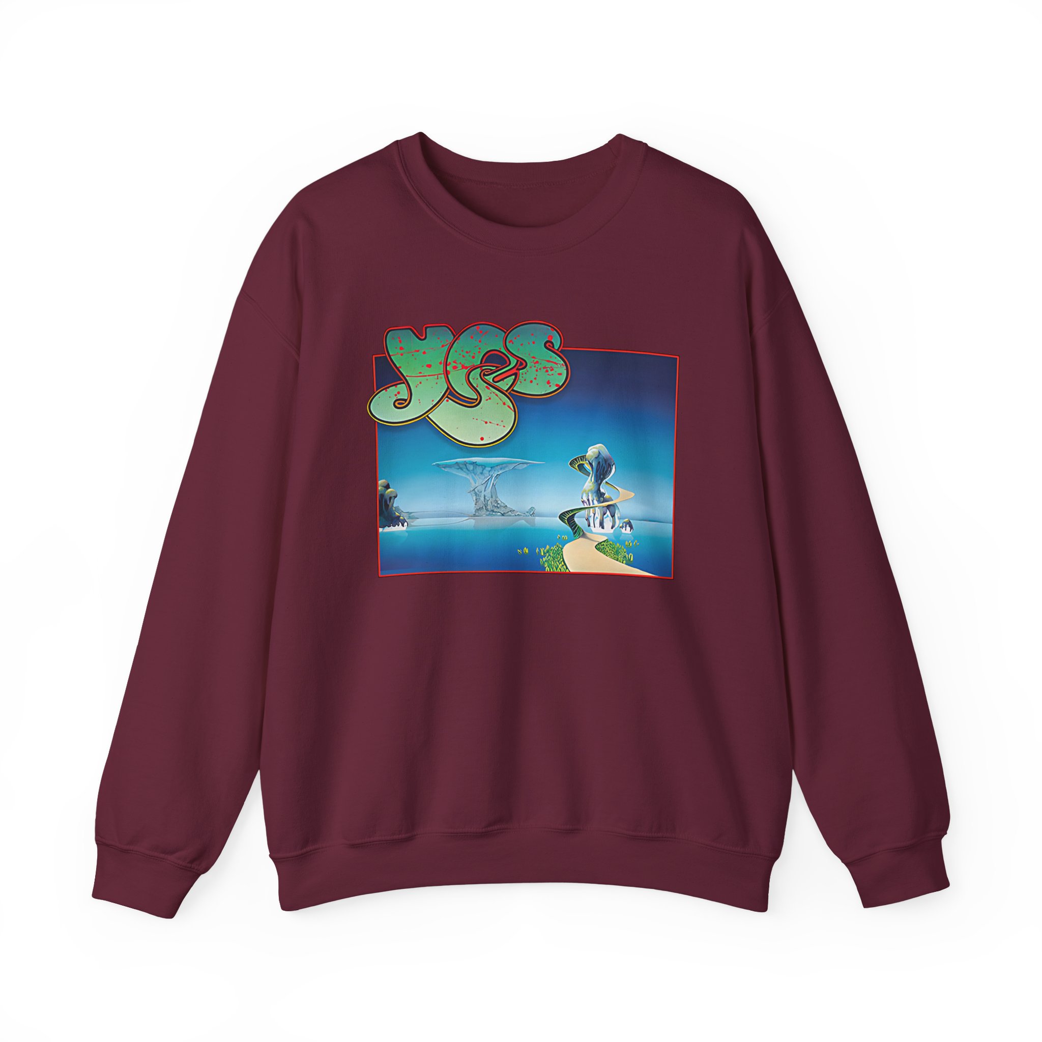 Yes Song Album Cover Unisex Heavy Blendâ„¢ Crewneck Sweatshirt