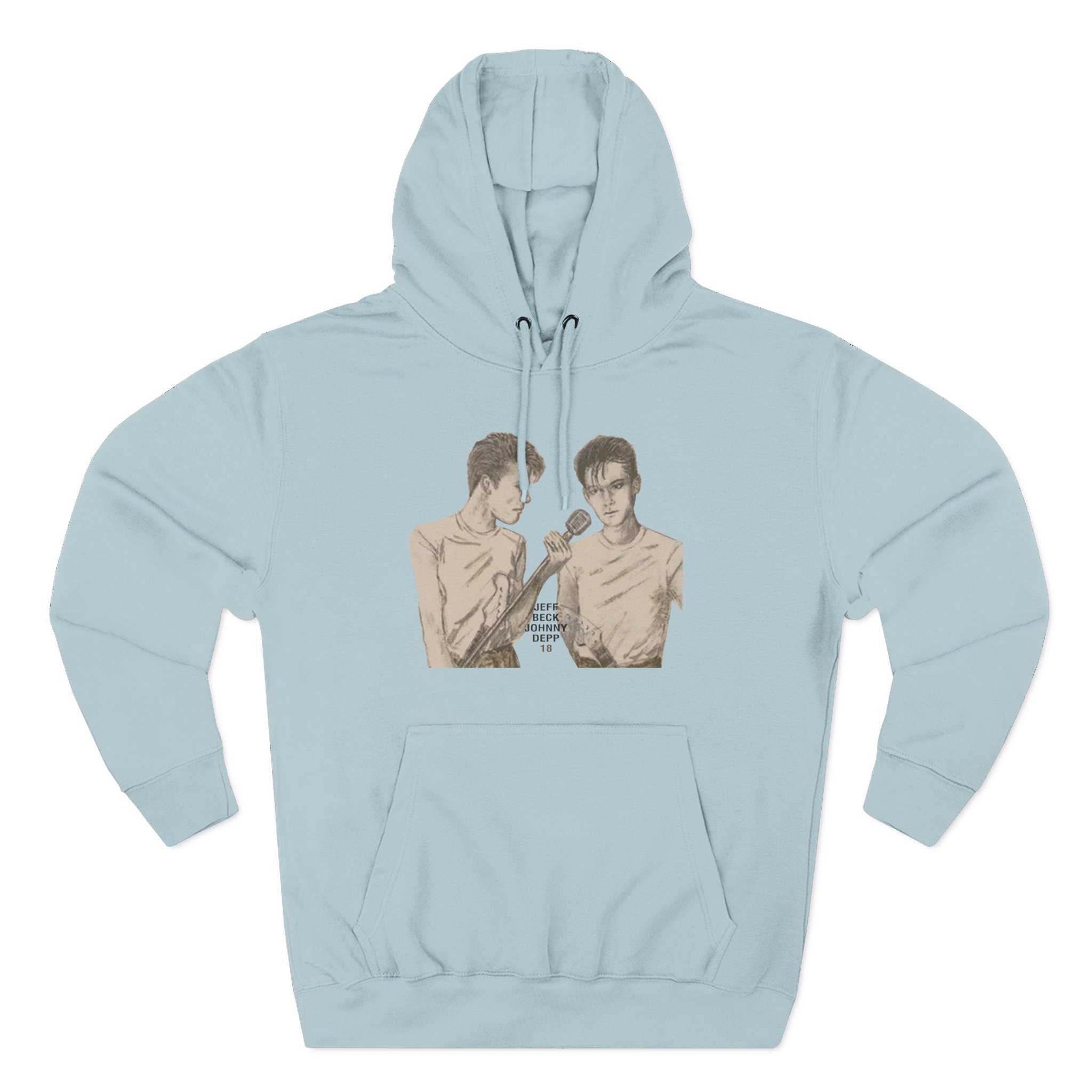 Jeff Beck Jeff & Johnny Three-Panel Fleece Hoodie