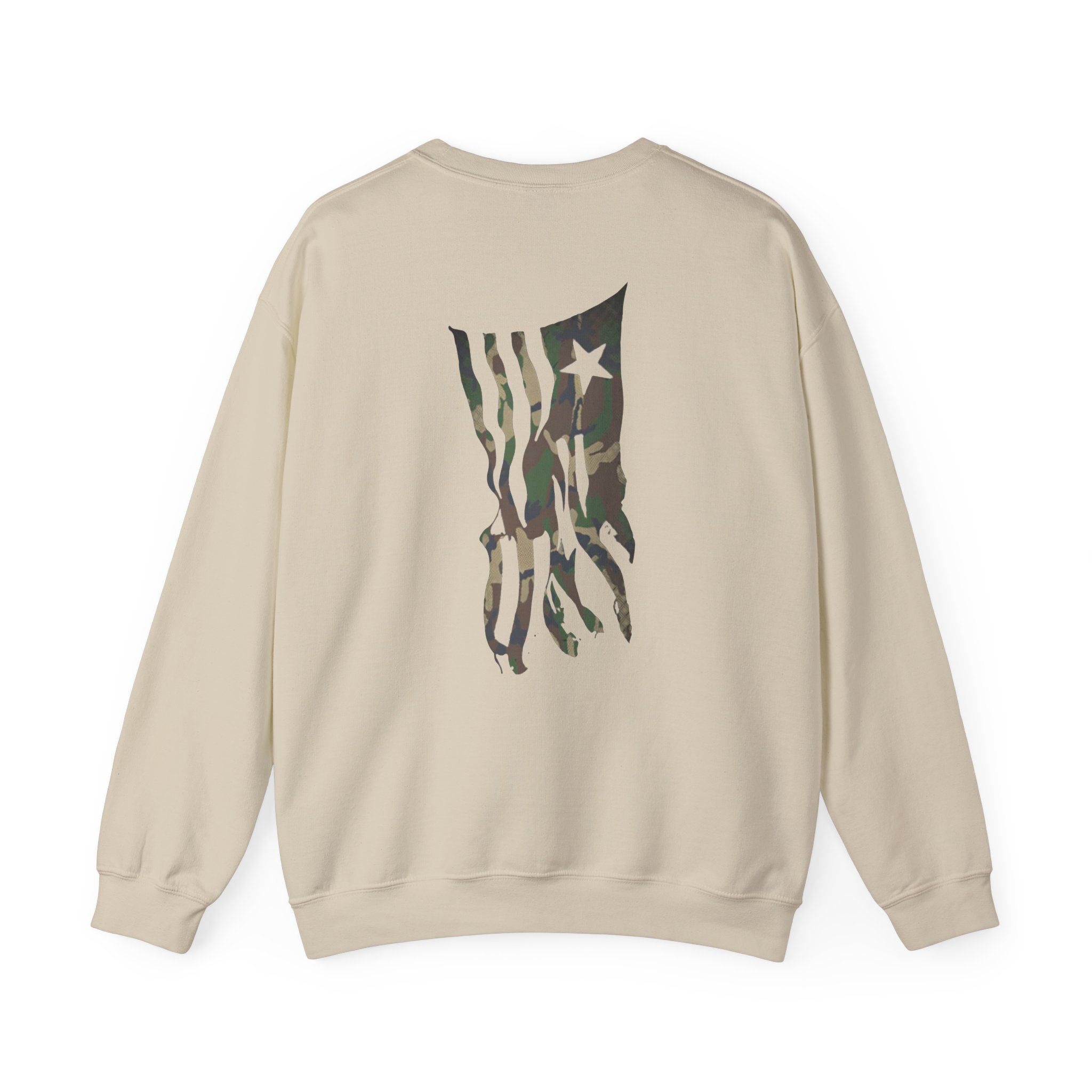 Lamb of God Camo Flag Unisex Heavy Blendâ„¢ Crewneck Sweatshirt