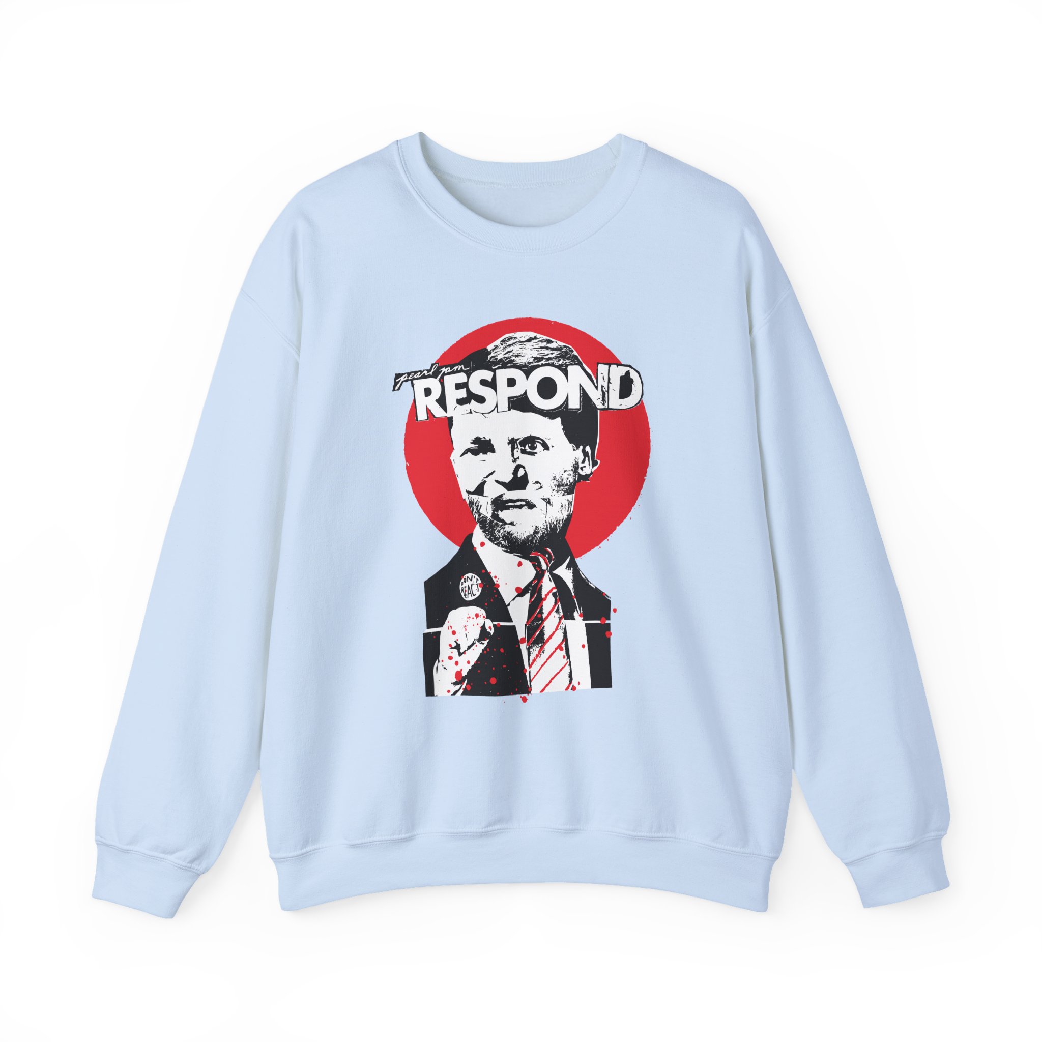 Pearl Jam Respond Unisex Heavy Blendâ„¢ Crewneck Sweatshirt