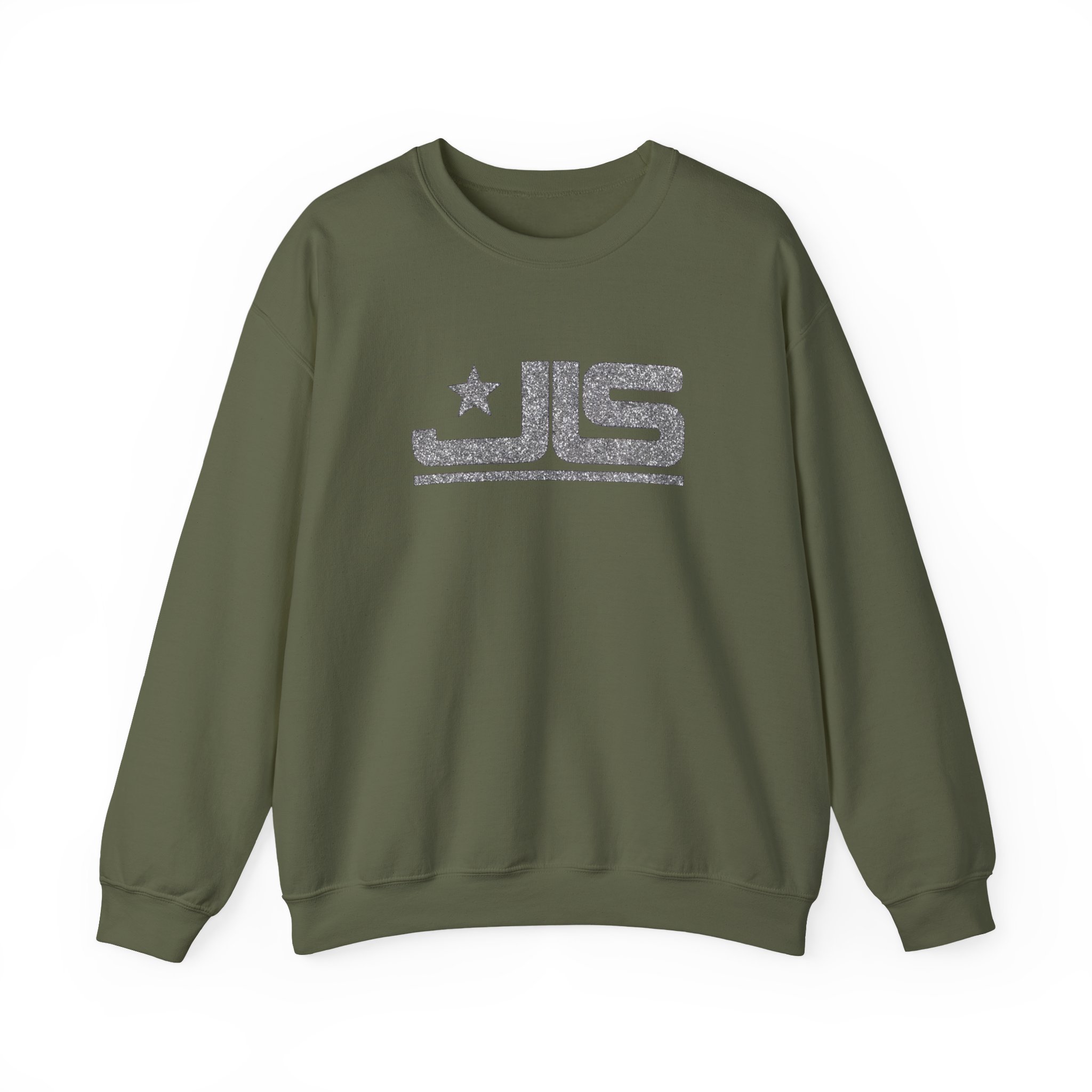 JLS, Everybody Say JLS Glitter Unisex Heavy Blendâ„¢ Crewneck Sweatshirt
