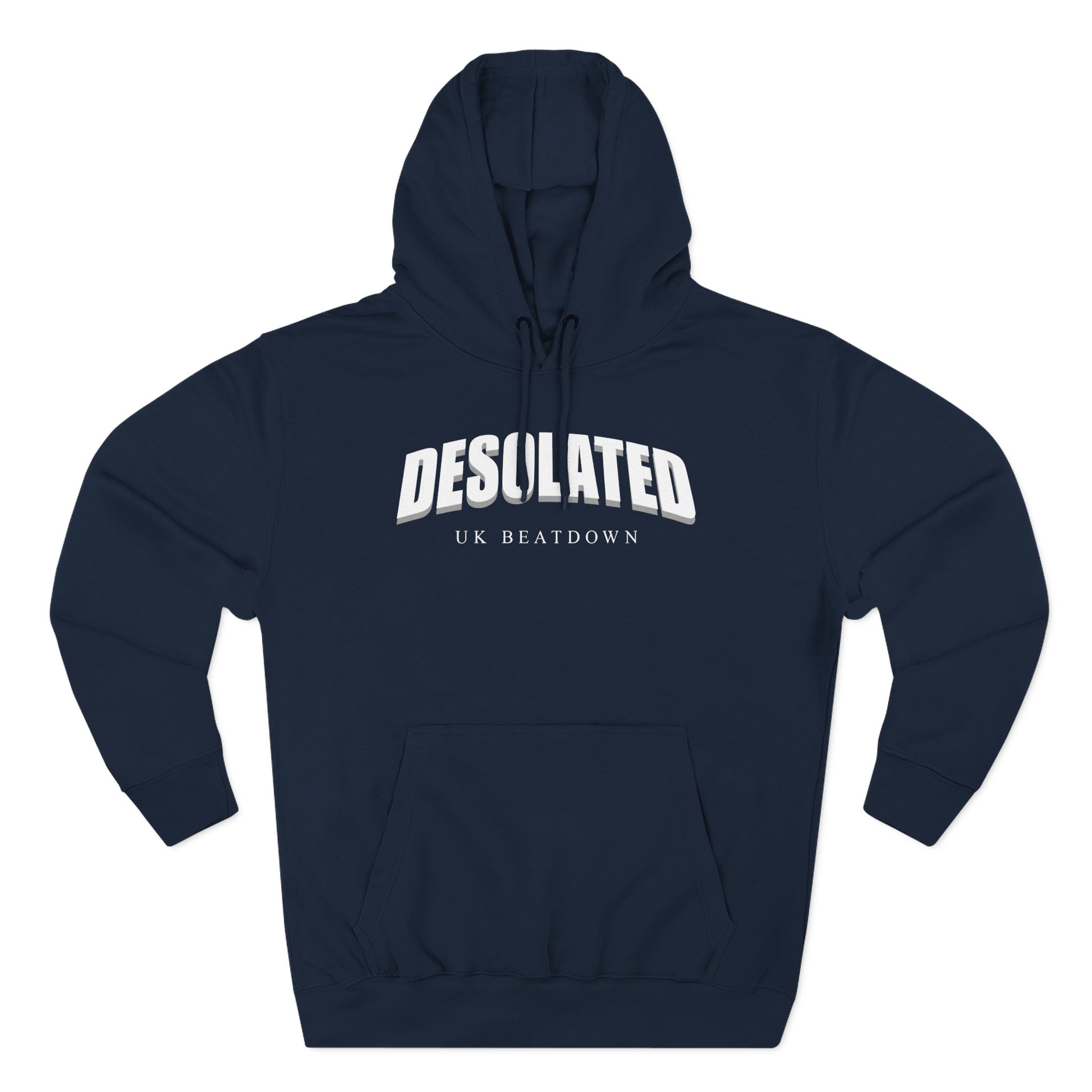 Desolated Finding Peace Three-Panel Fleece Hoodie