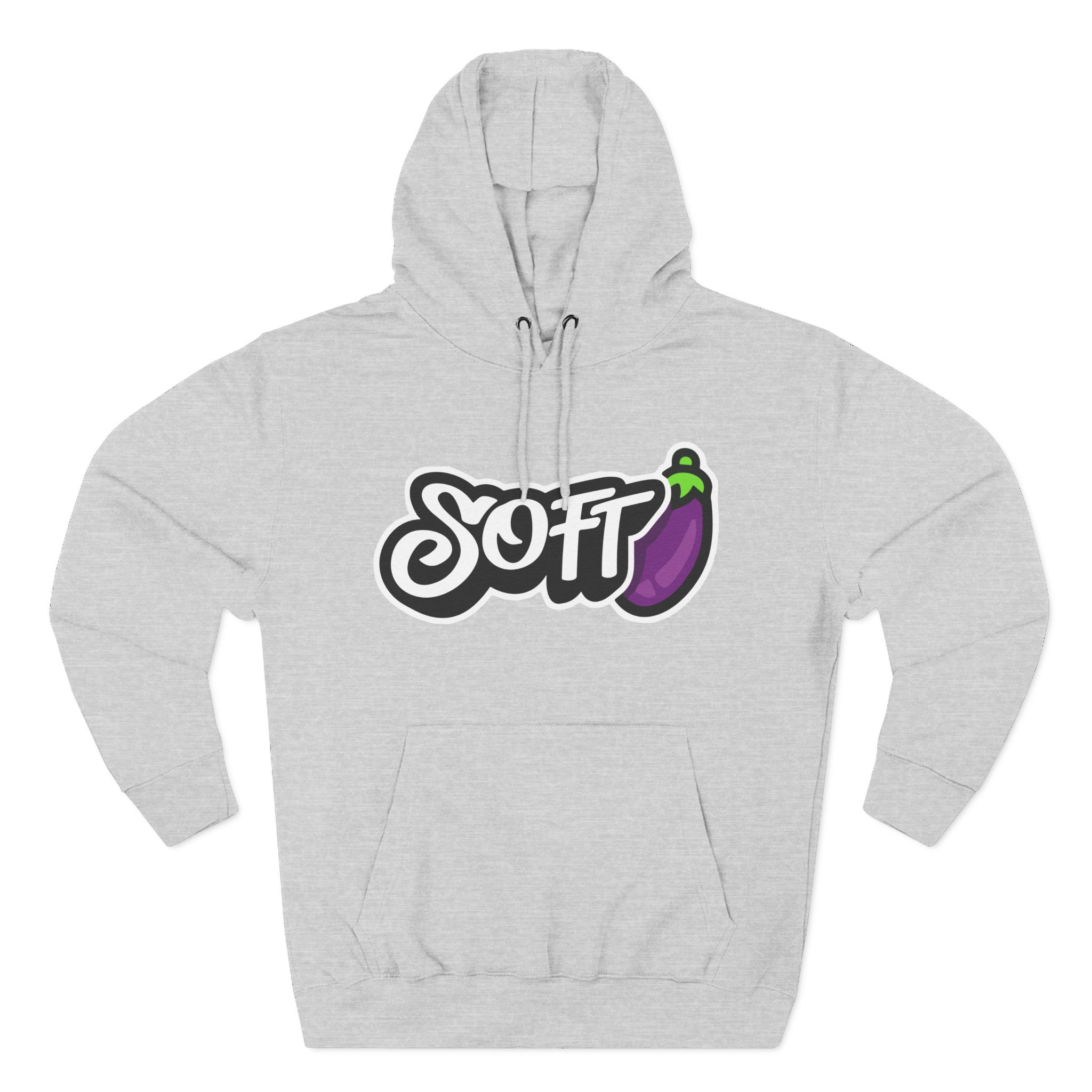 Softwilly Soft Three-Panel Fleece Hoodie