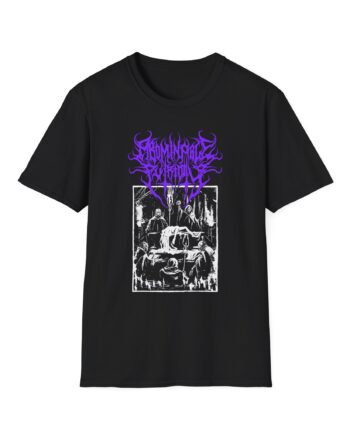Abominable Putridity Digital Unholy Purple Logo Unisex Softstyle T-Shirt