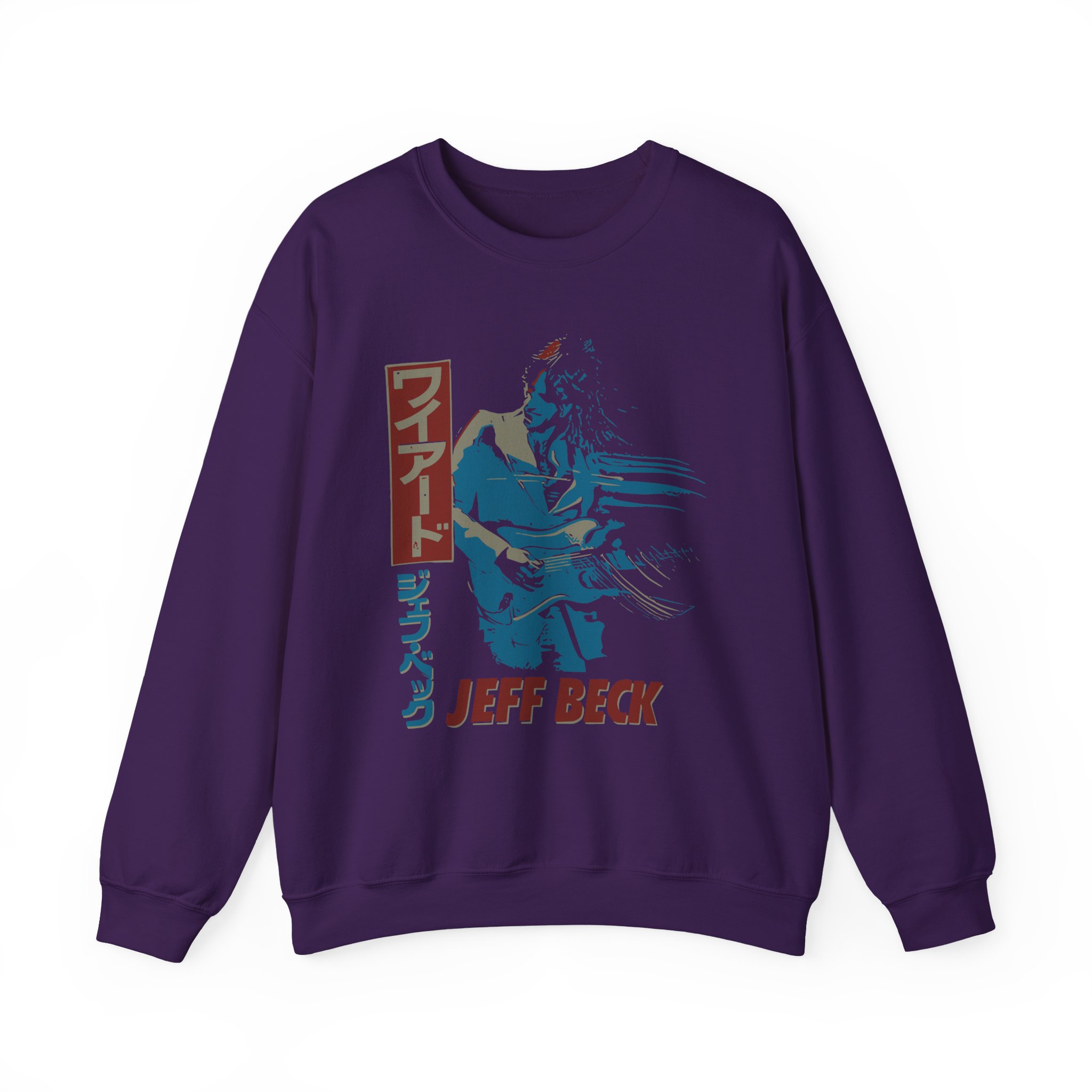Jeff Beck Wind Unisex Heavy Blendâ„¢ Crewneck Sweatshirt