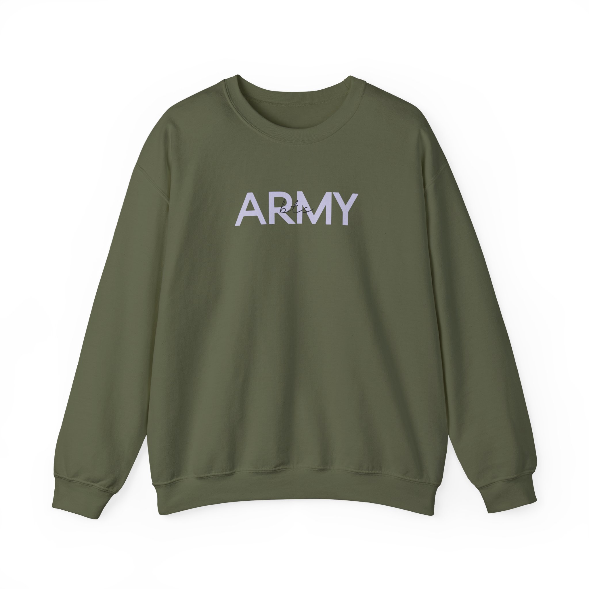 Hybe Bts army Unisex Heavy Blendâ„¢ Crewneck Sweatshirt