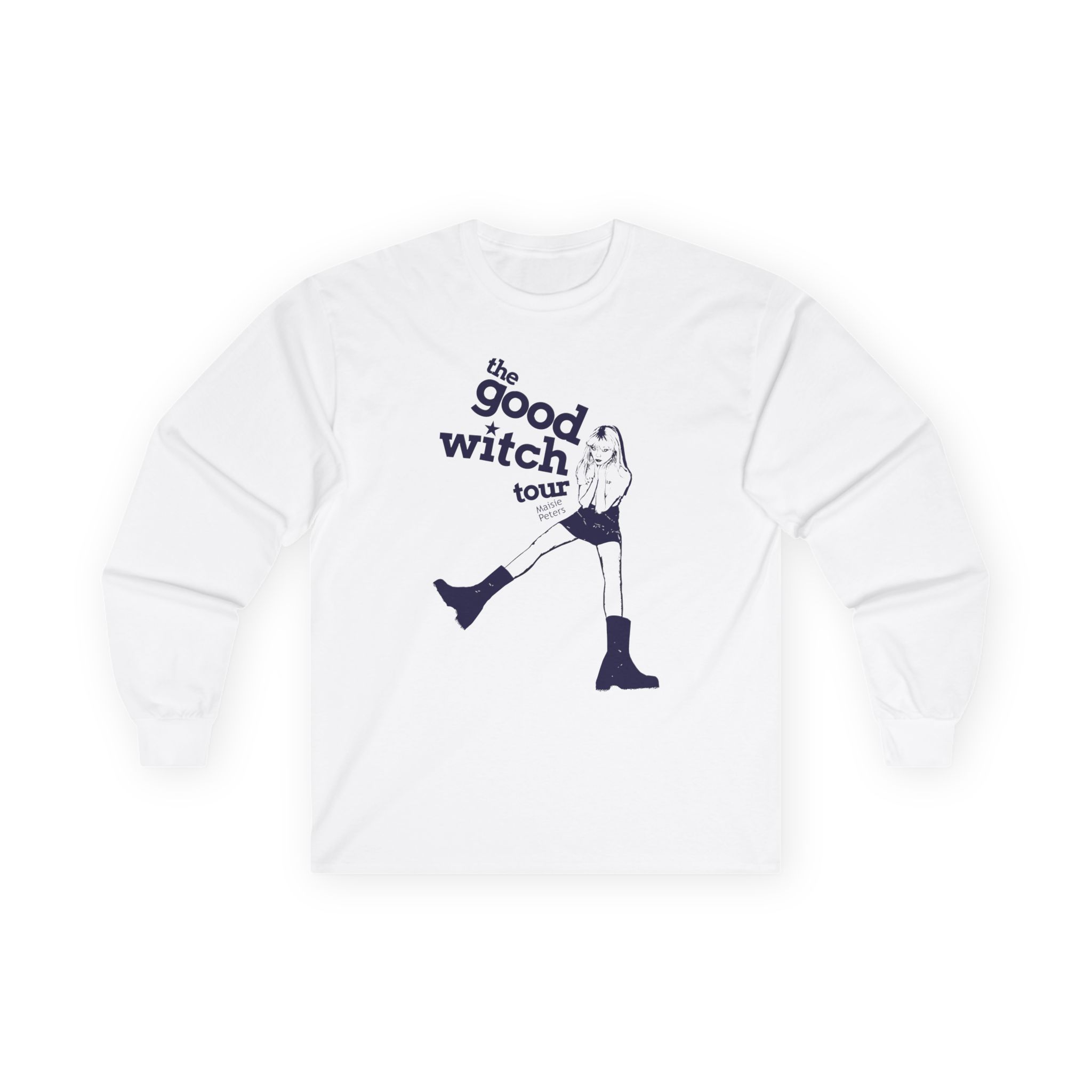 Maisie Peters the Good With Uk/eu 23/24 Tour Unisex Ultra Cotton Long Sleeve Tee