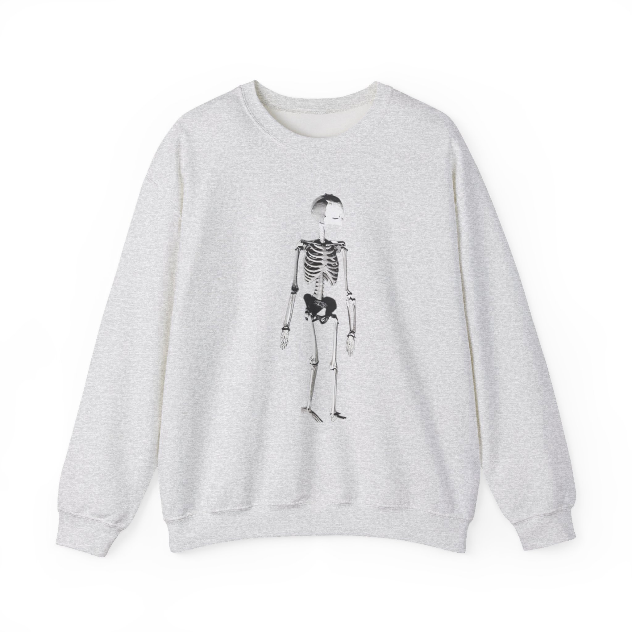 Kurt Cobain Skeleton Unisex Heavy Blendâ„¢ Crewneck Sweatshirt