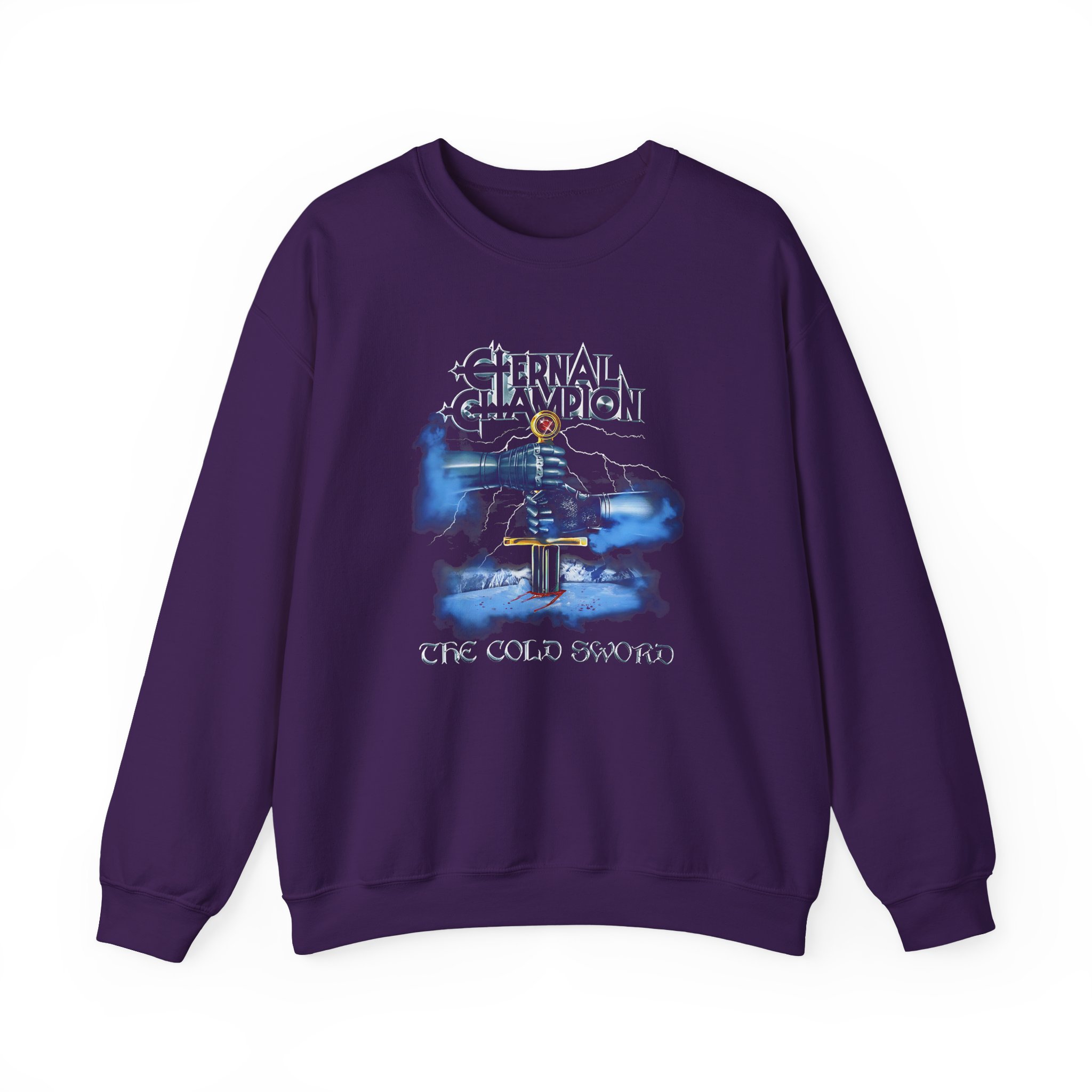 Eternal Champion the Cold Sword Unisex Heavy Blendâ„¢ Crewneck Sweatshirt