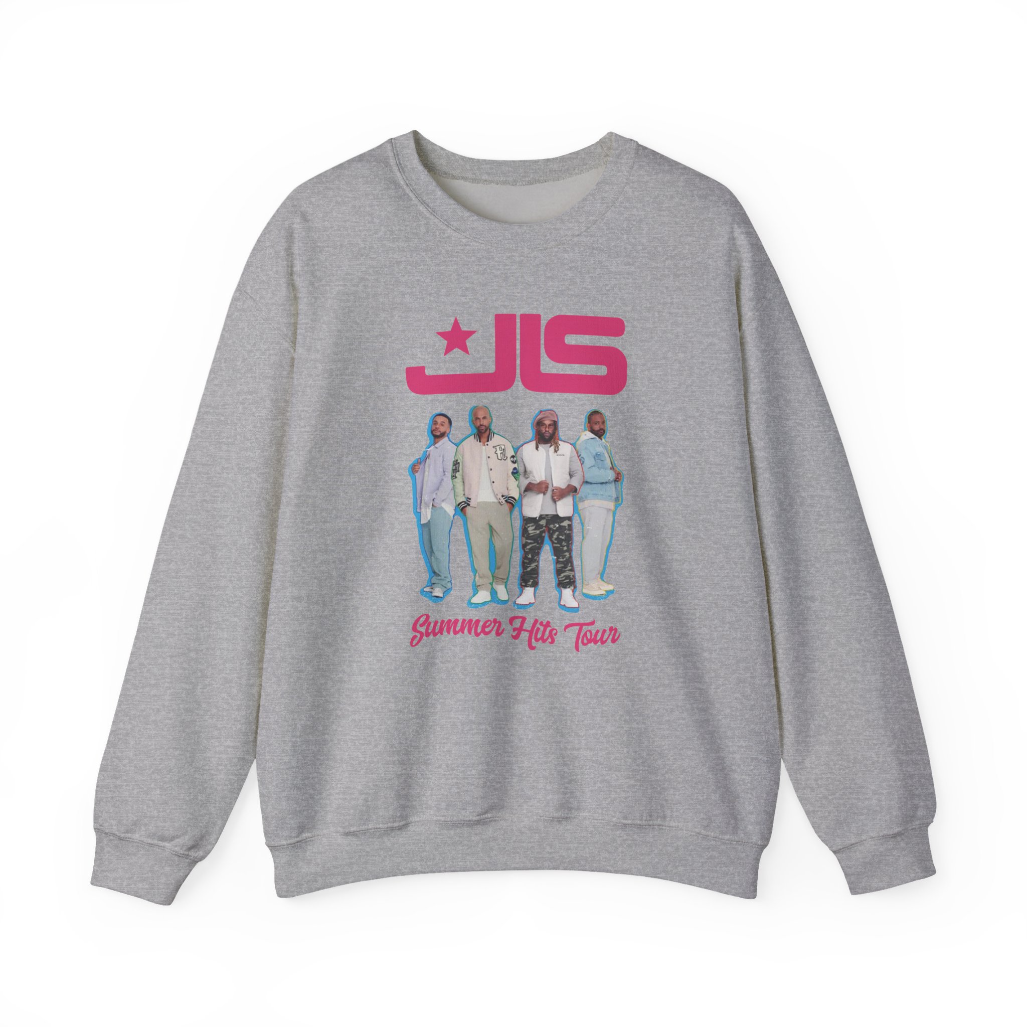 JLS Summer Hits Tour Unisex Heavy Blendâ„¢ Crewneck Sweatshirt