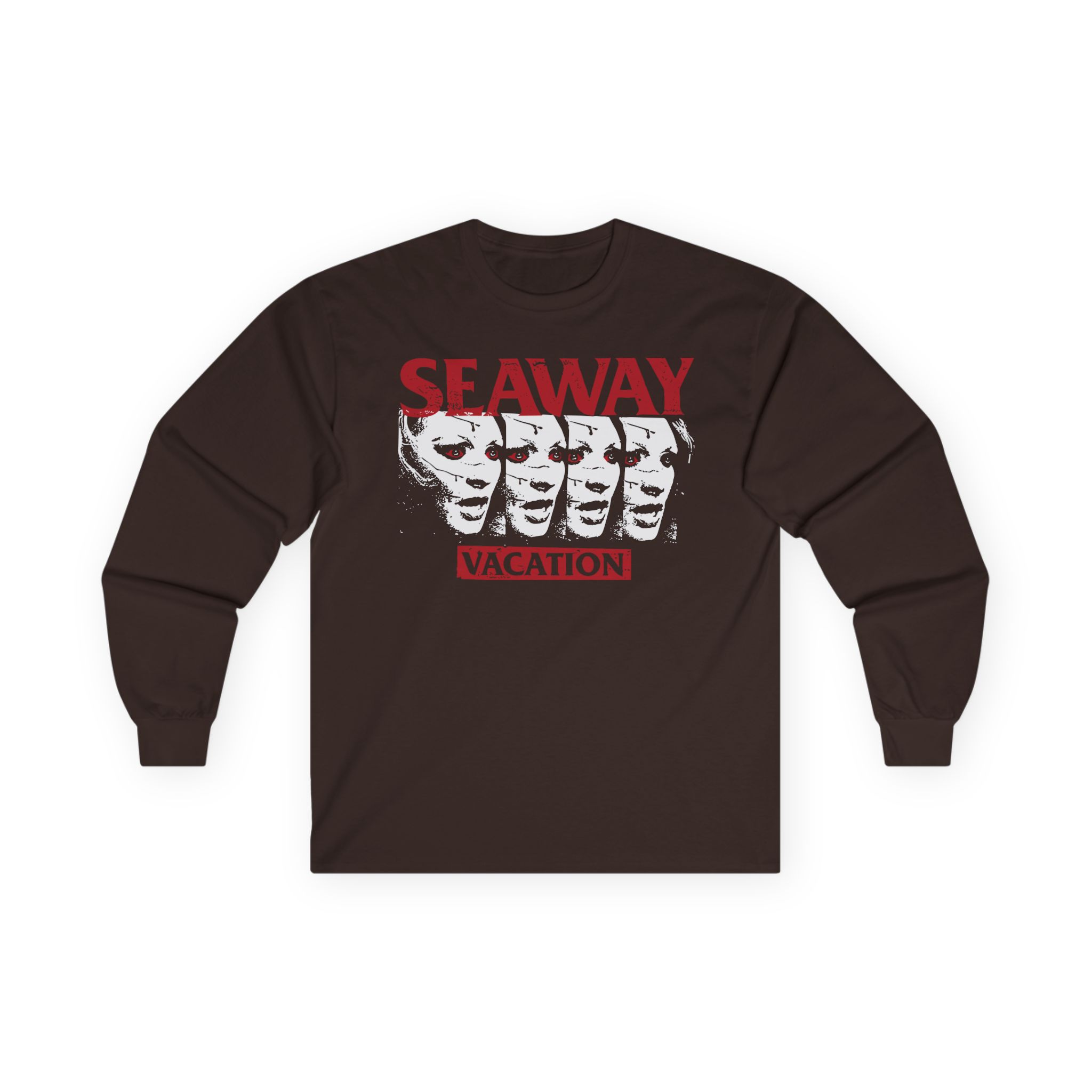 Seaway Vacation Face Unisex Ultra Cotton Long Sleeve Tee