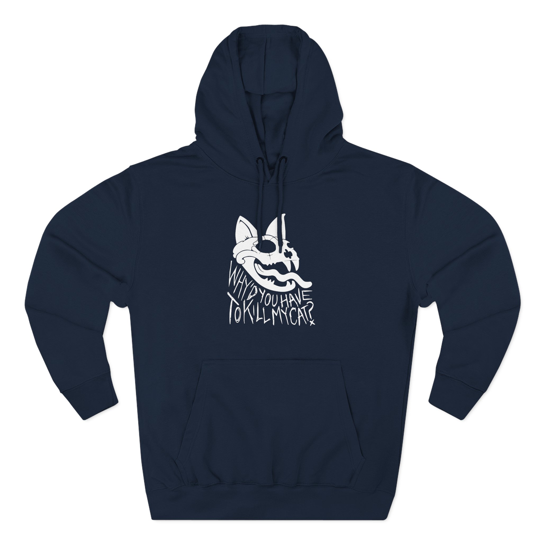 Lovejoy Why’d You Have to Kill My Cat Three-Panel Fleece Hoodie